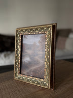 Autumn Driveway 5x7 Gilded Frame