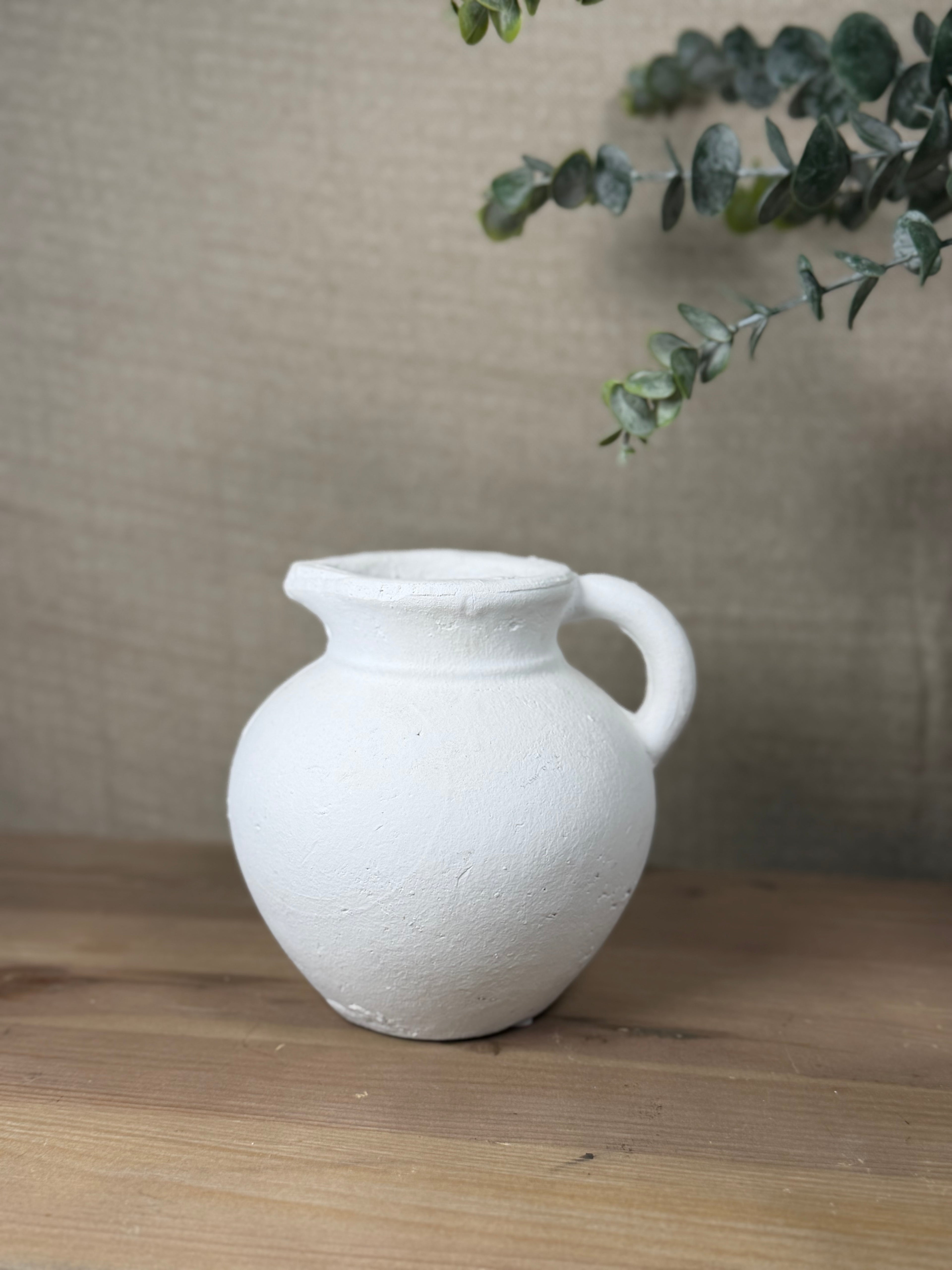 Handled Vessel 6” - Snow