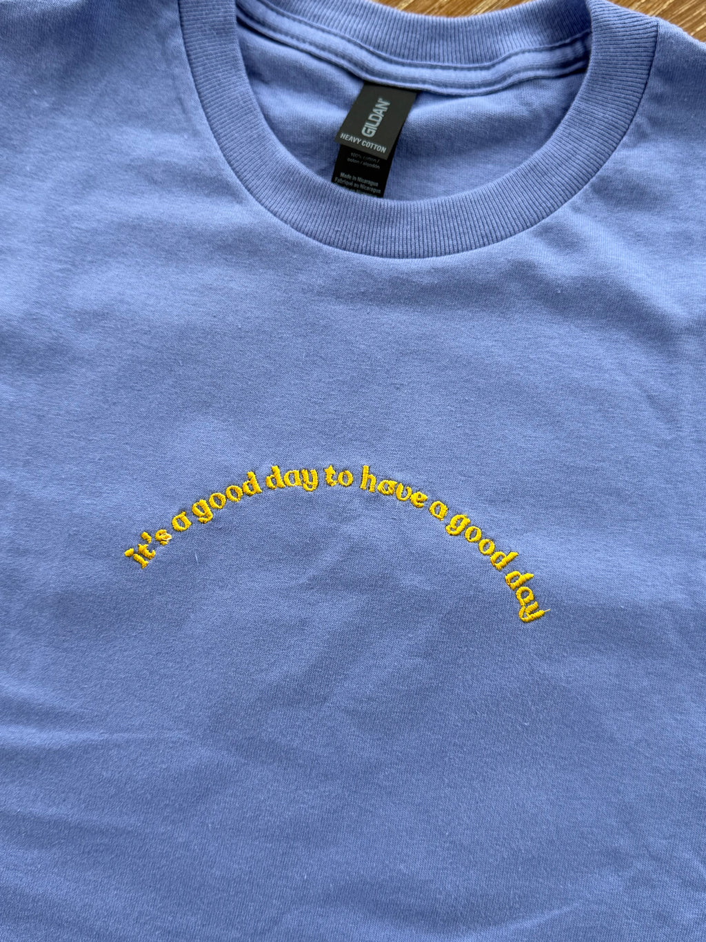 Good Day Embroidered Tee