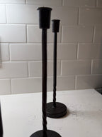 Black Taper Holder 12”