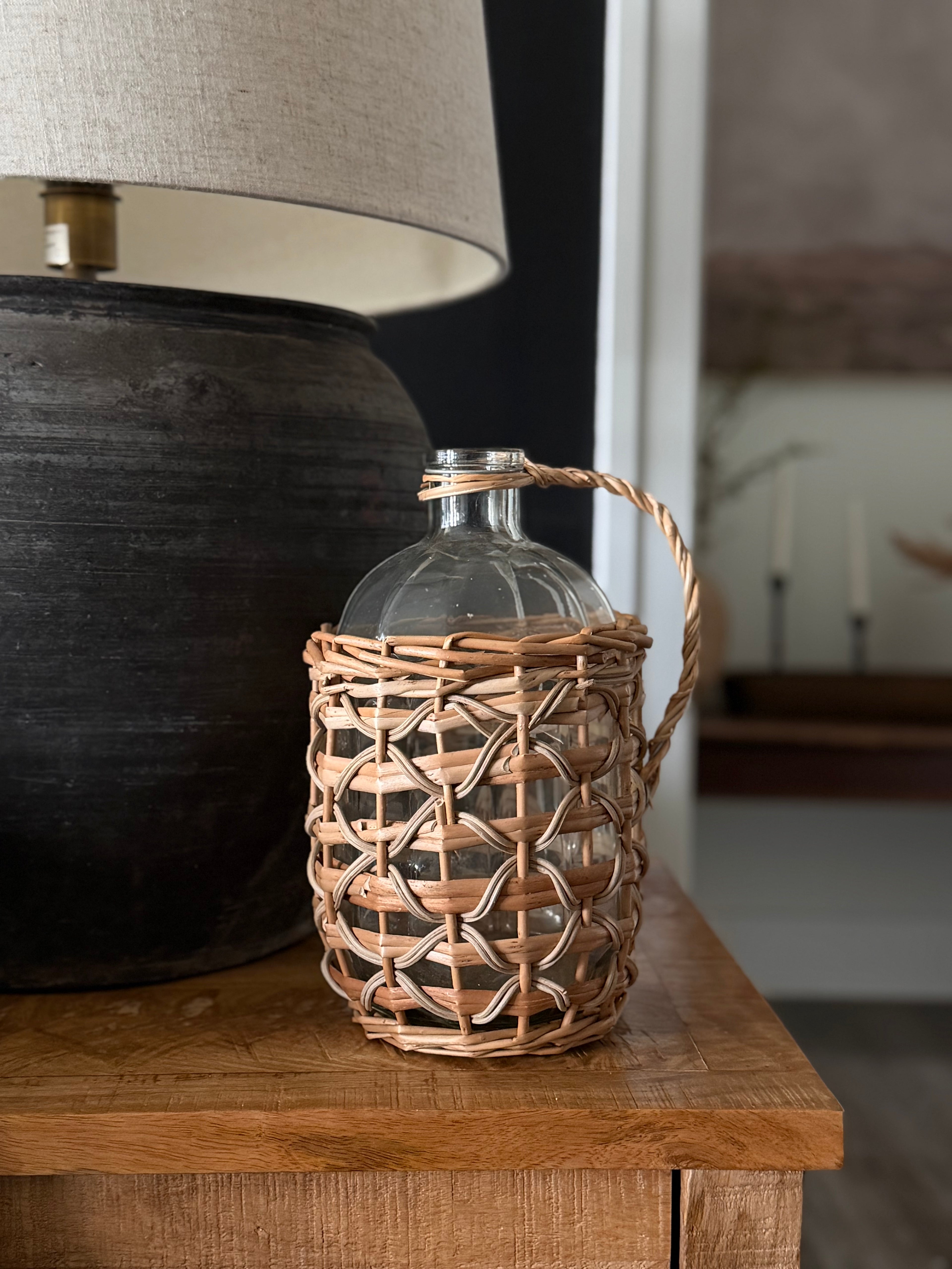 Marina Wicker Jug 11”