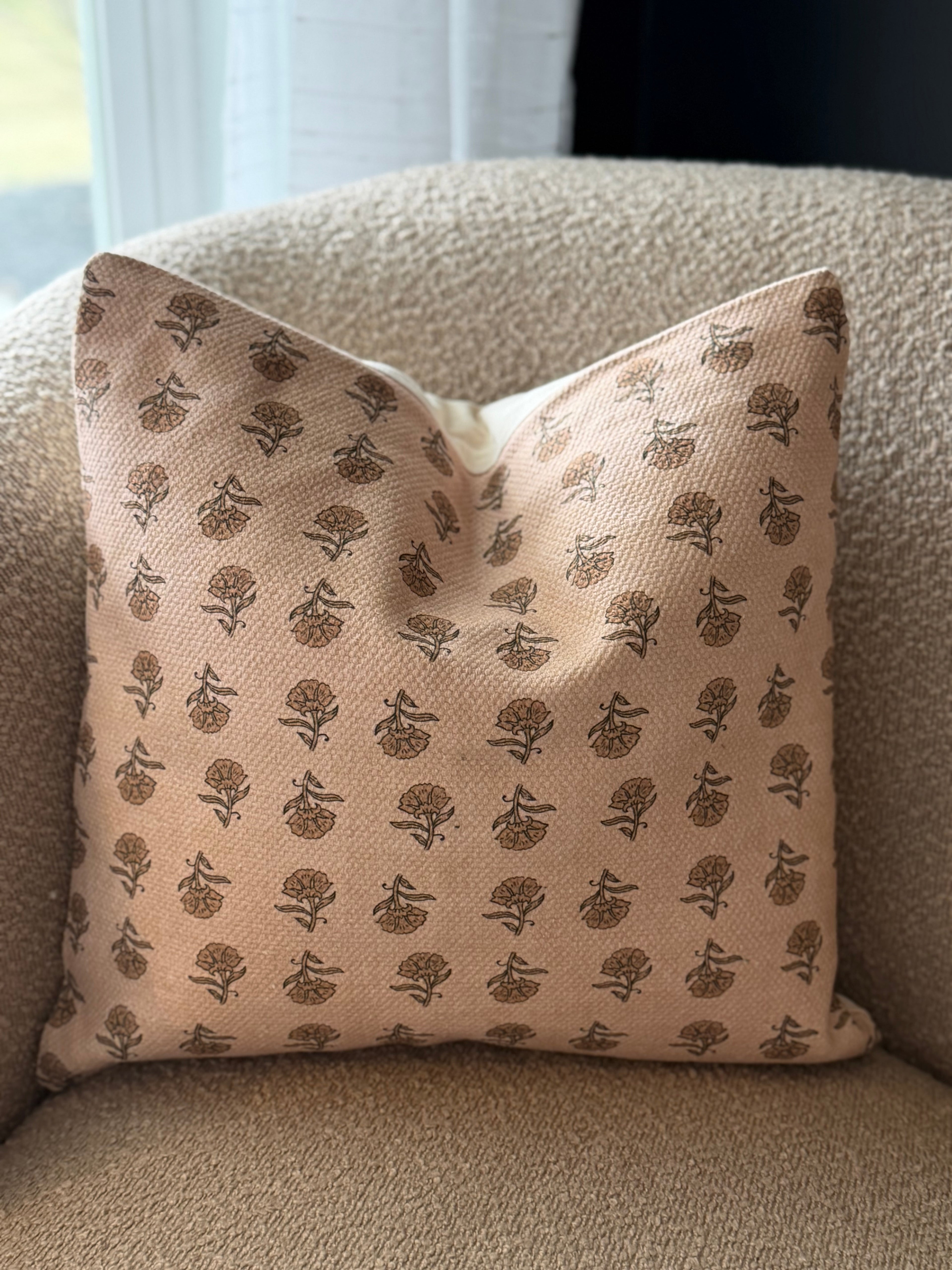 Anna Block Print Pillow