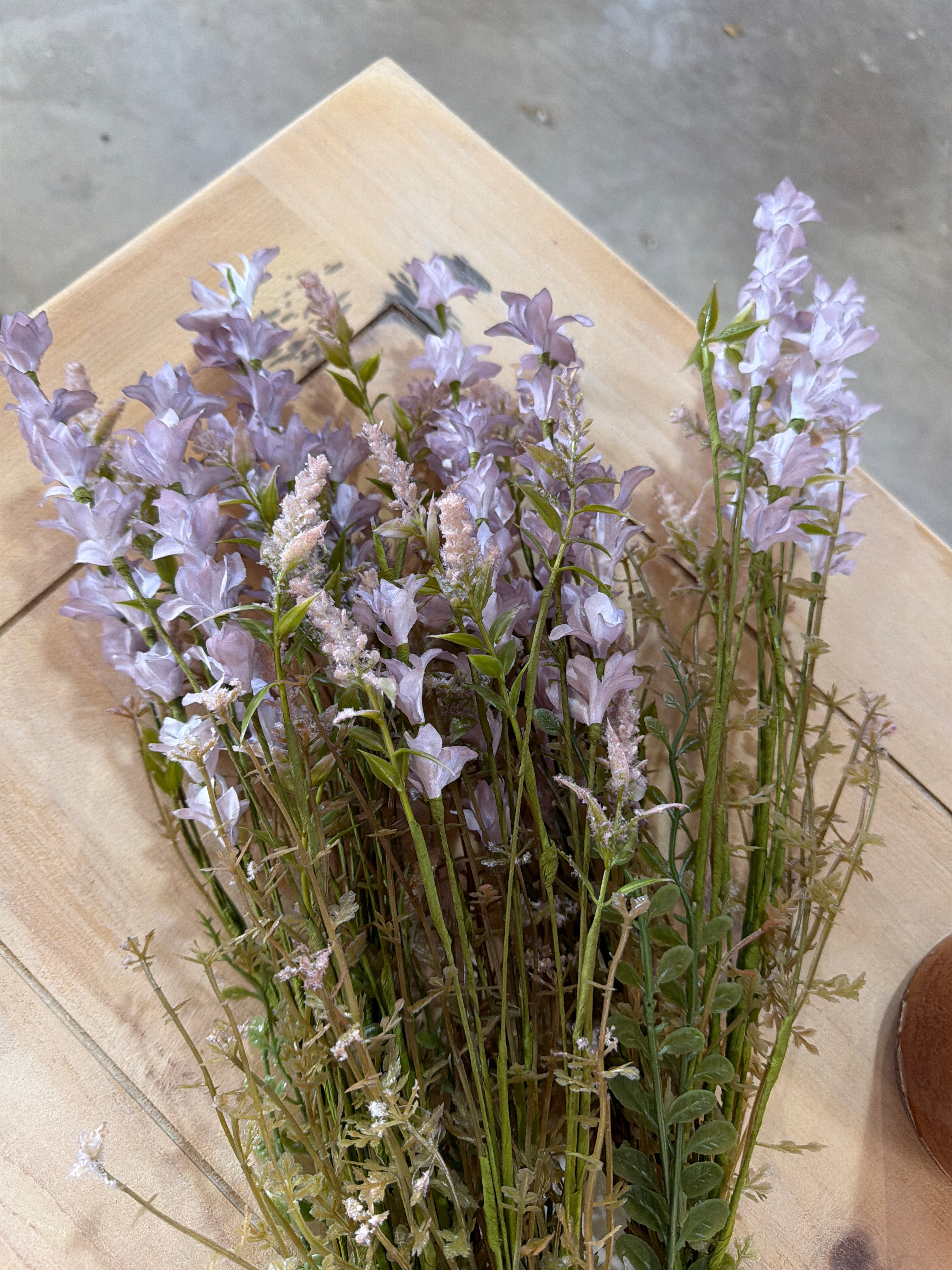 Spring Wildflowers Stem, Dusty Lavender
