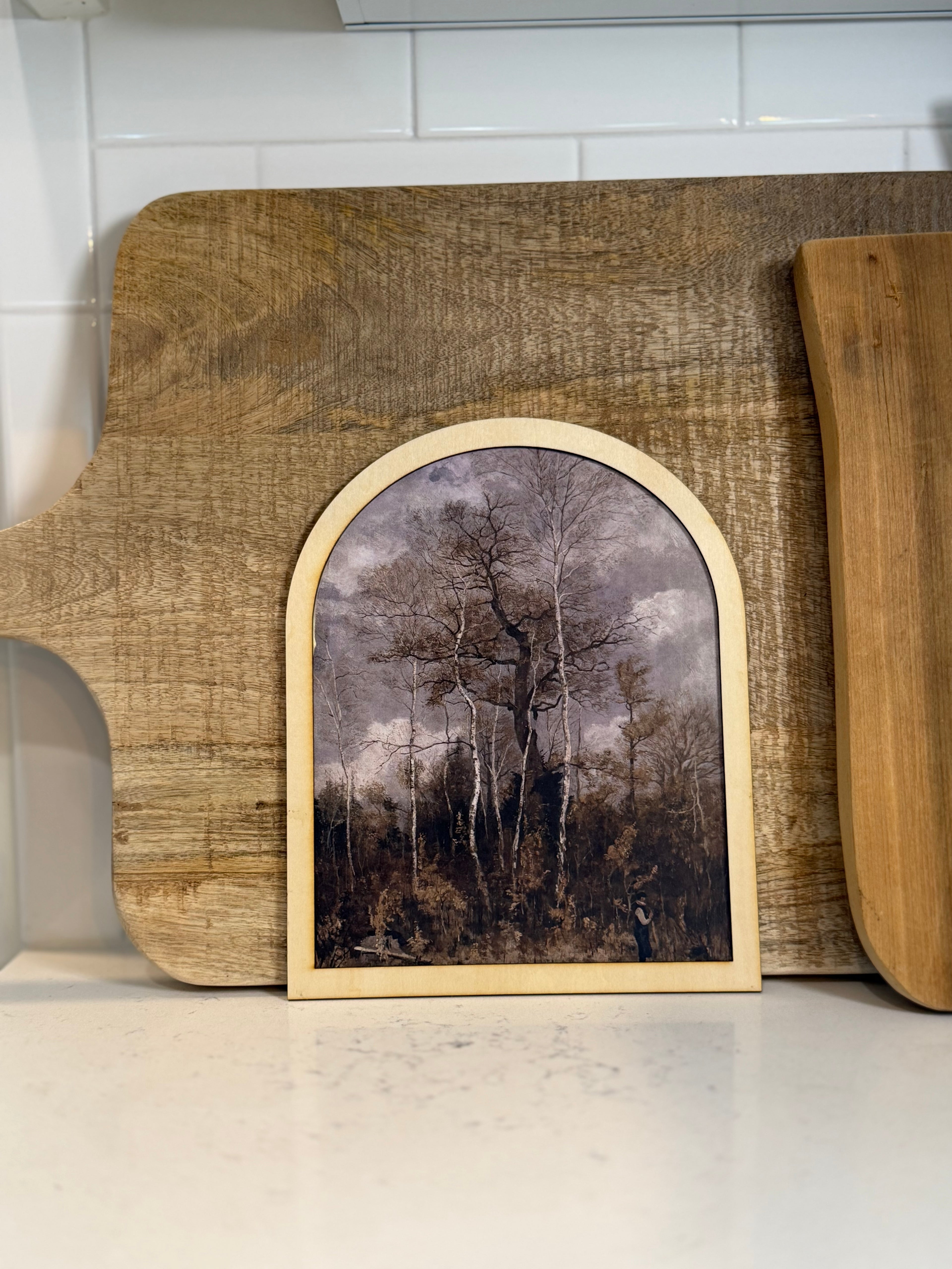 Autumn Dusk Arched Frame