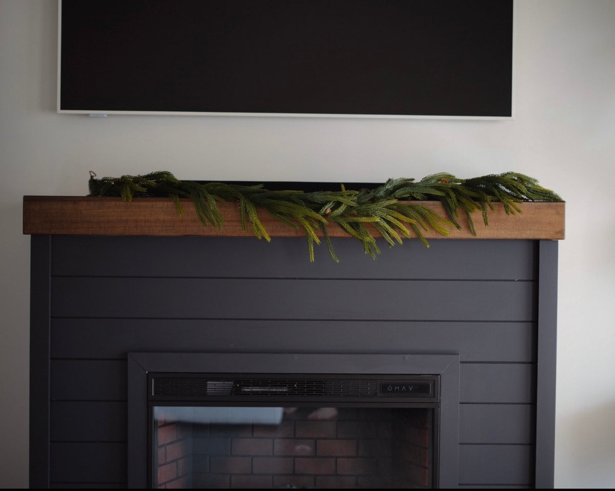 Soft Touch Short Needle Pine Garland, 5ft