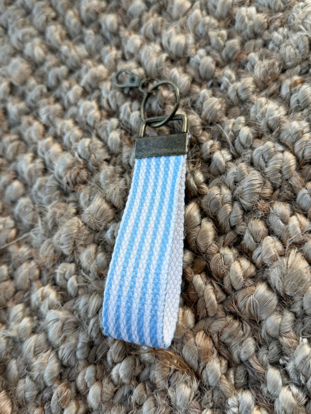 Coastal Stripes Key Fob