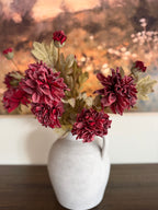 Burgundy Dahlia Spray 27”