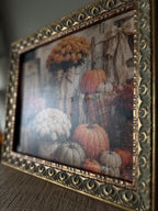 Autumn Harvest Large Gilded Frame Art 8x10