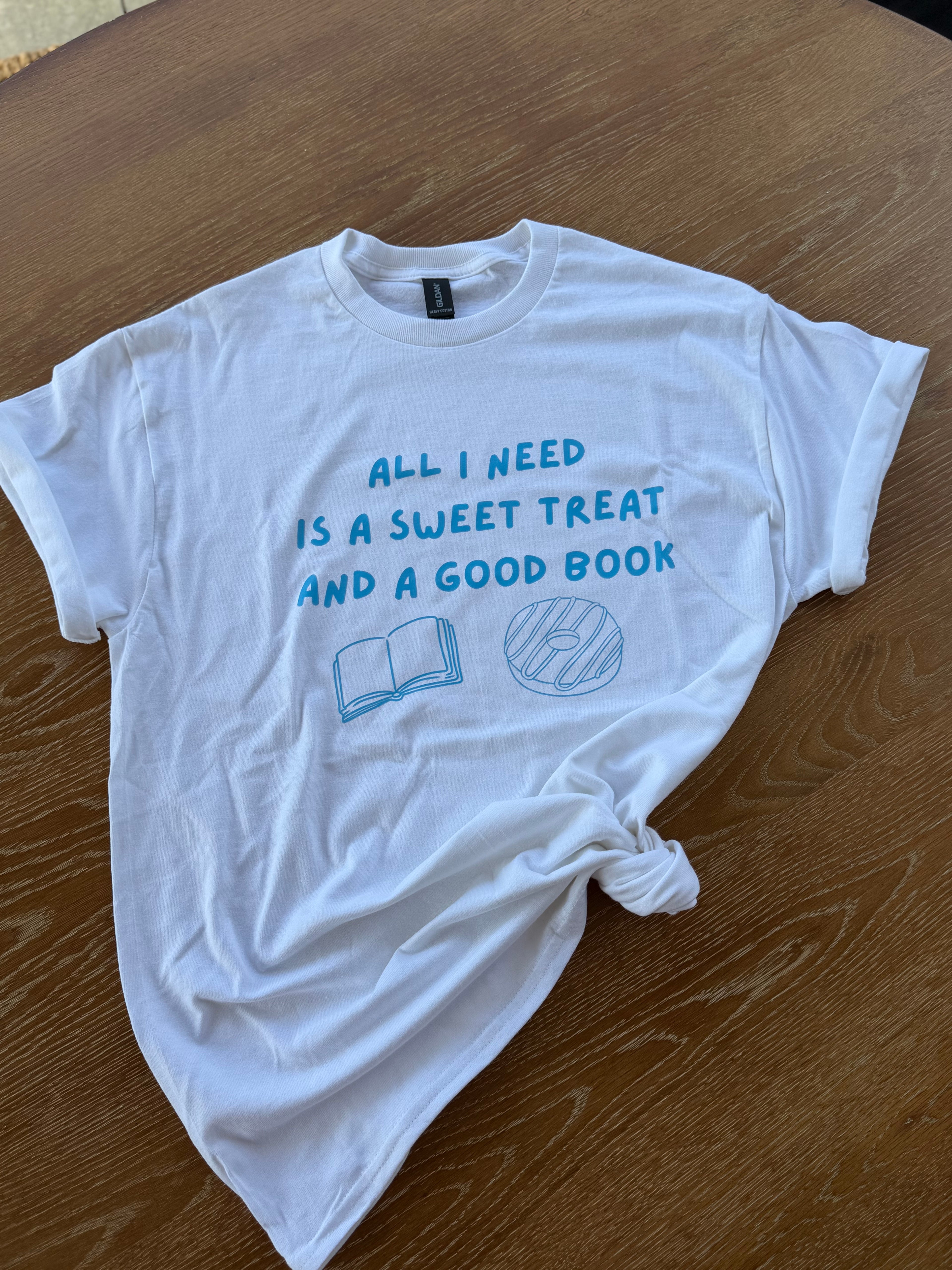 Sweet Treats & Good Books Graphic Tee