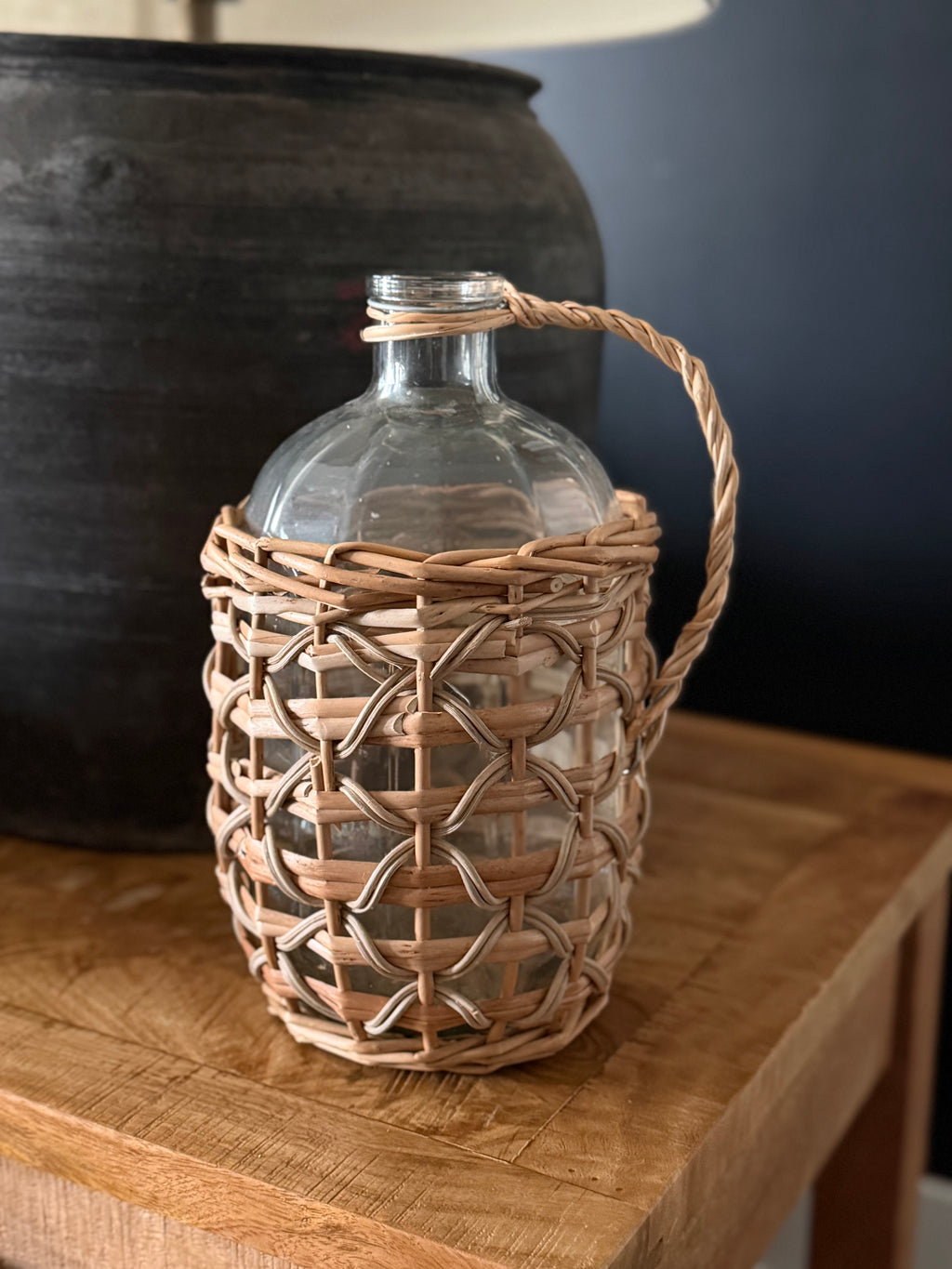 Marina Wicker Jug 11”