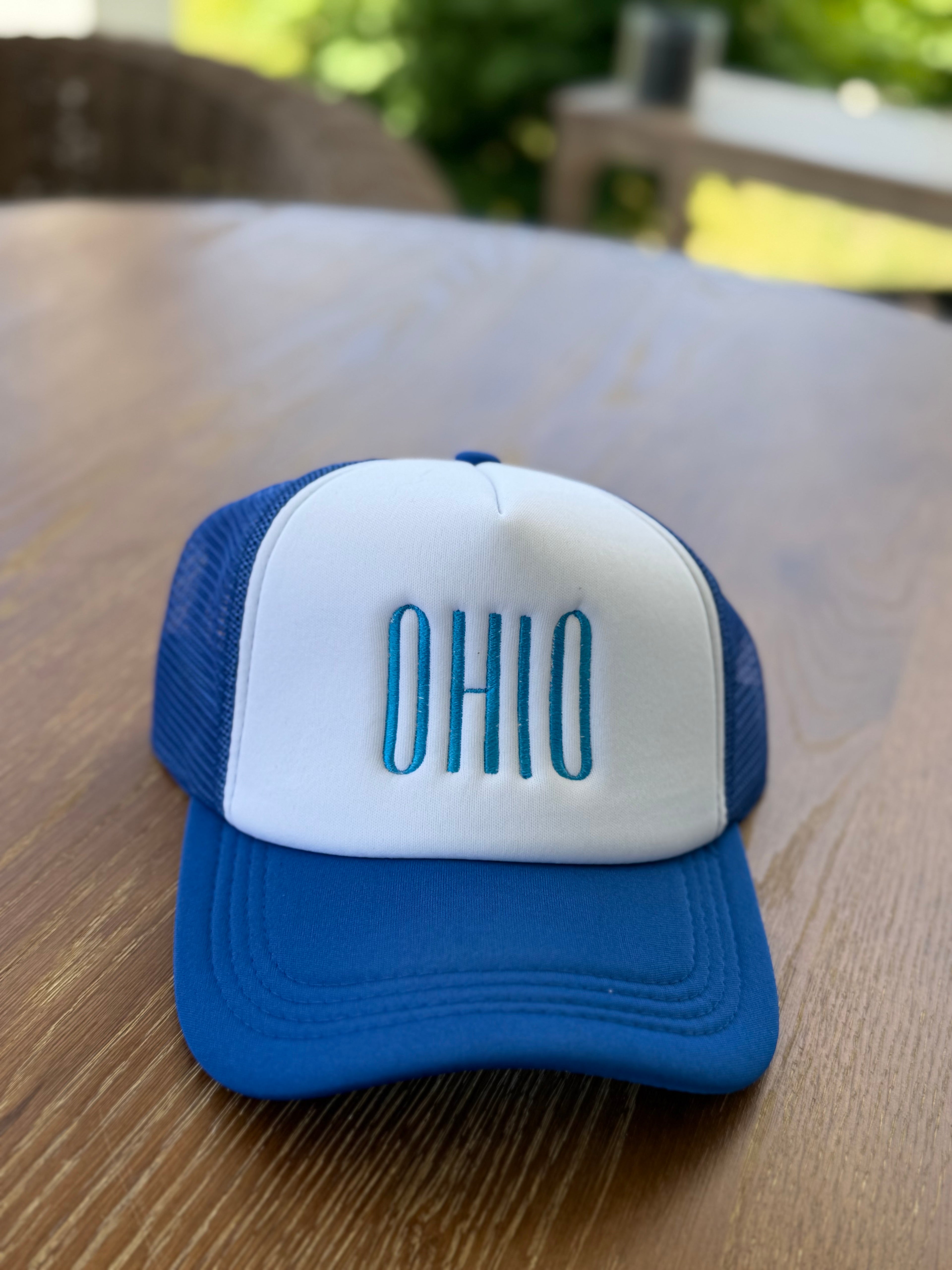 Ohio Embroidered Hat | Blue