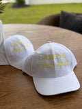“I Should’ve Stayed Home” Embroidered Hat | Adjustable Snapback Hat | Trendy Graphic Hat