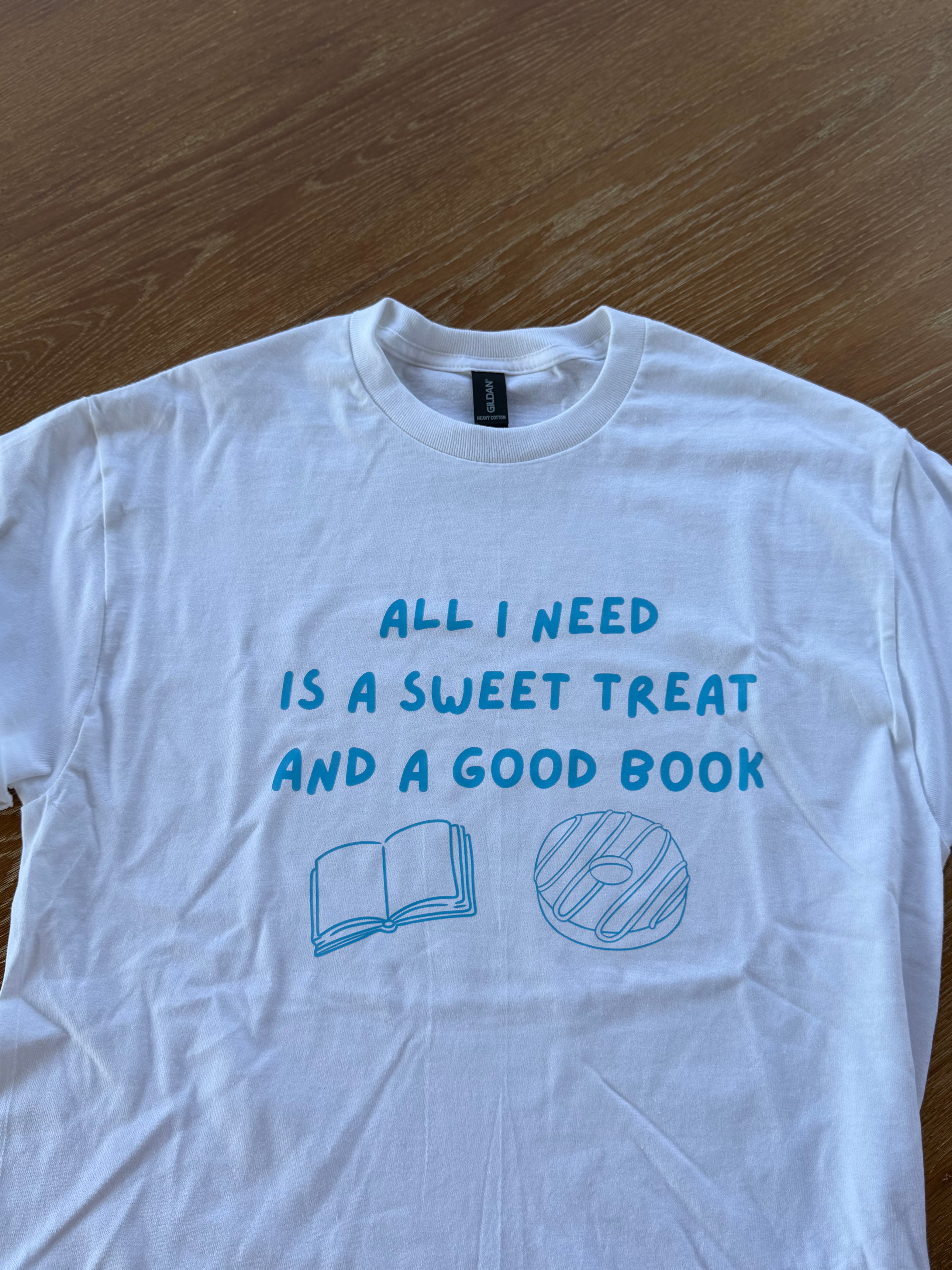 Sweet Treats & Good Books Graphic Tee
