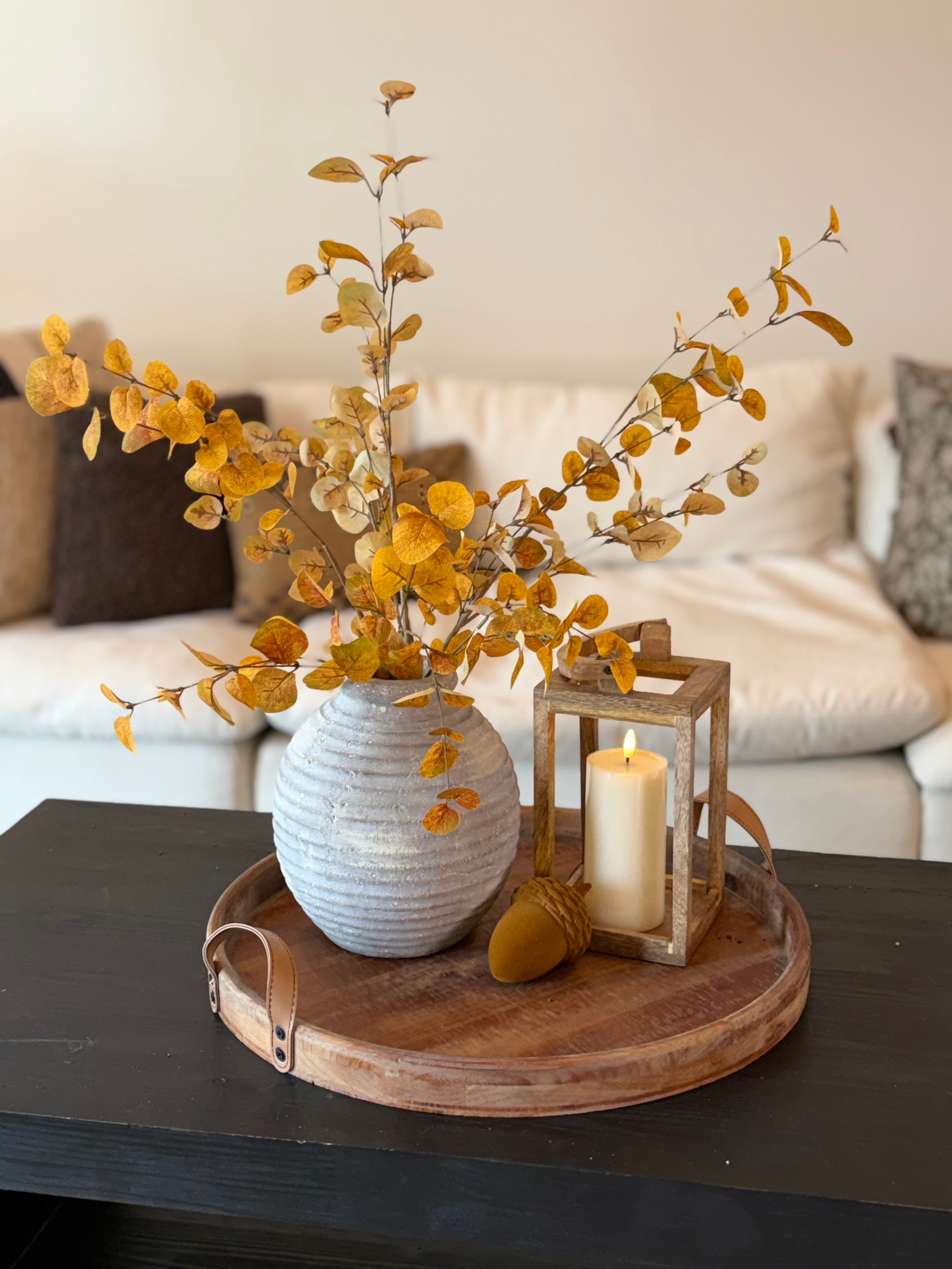 Autumn Eucalyptus Spray, Mustard