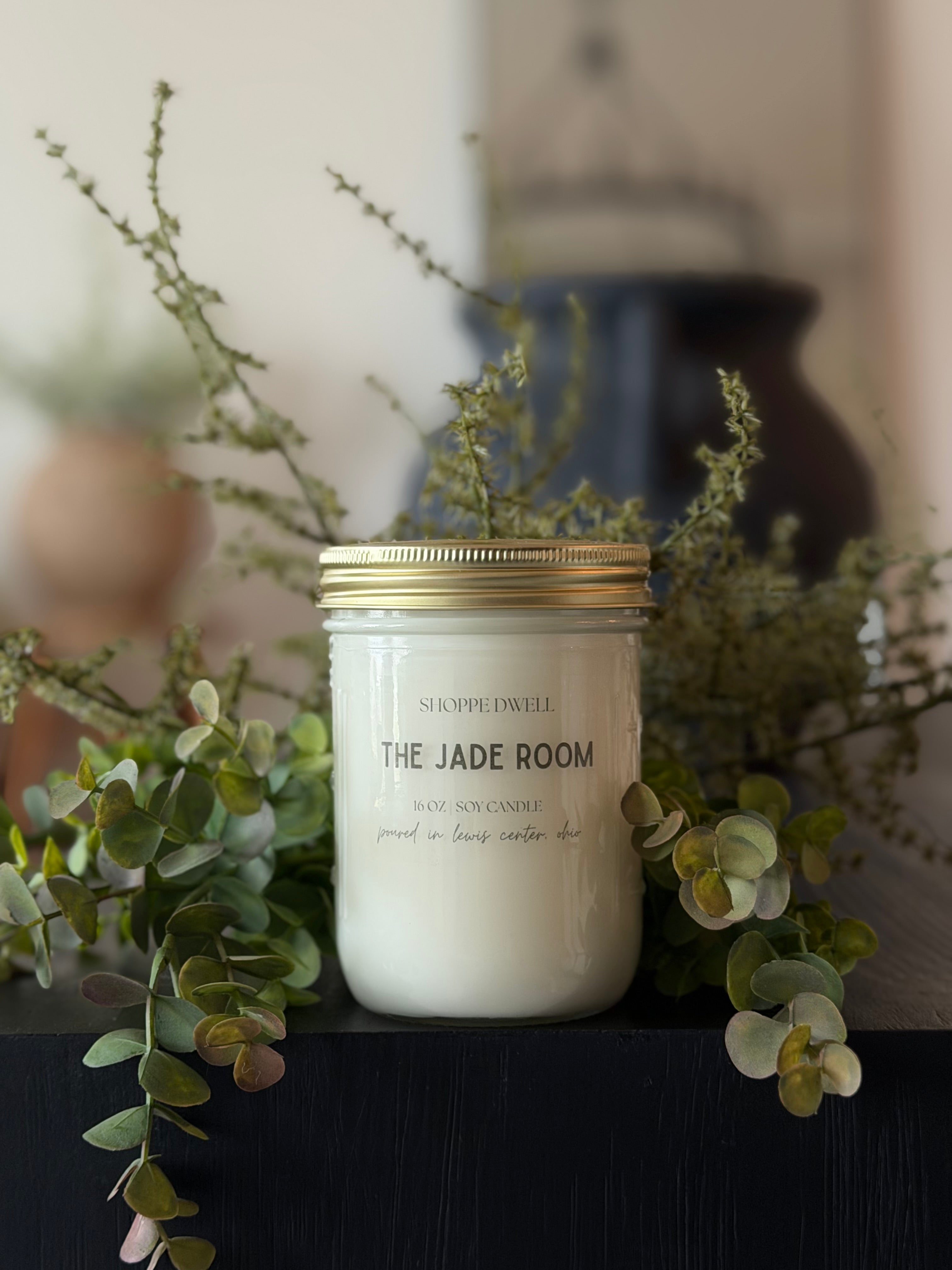 The Jade Room 16oz Soy Candle