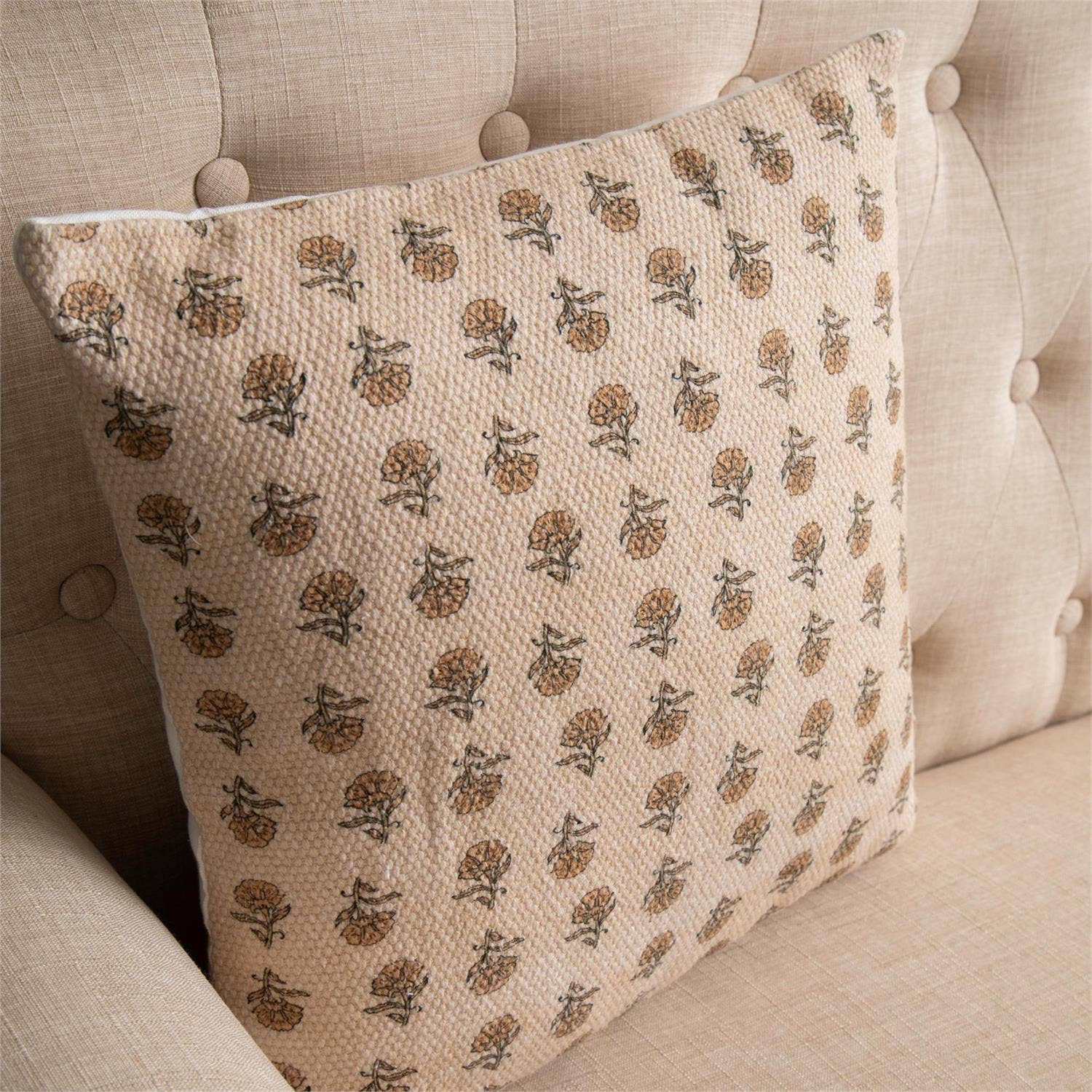 Anna Block Print Pillow