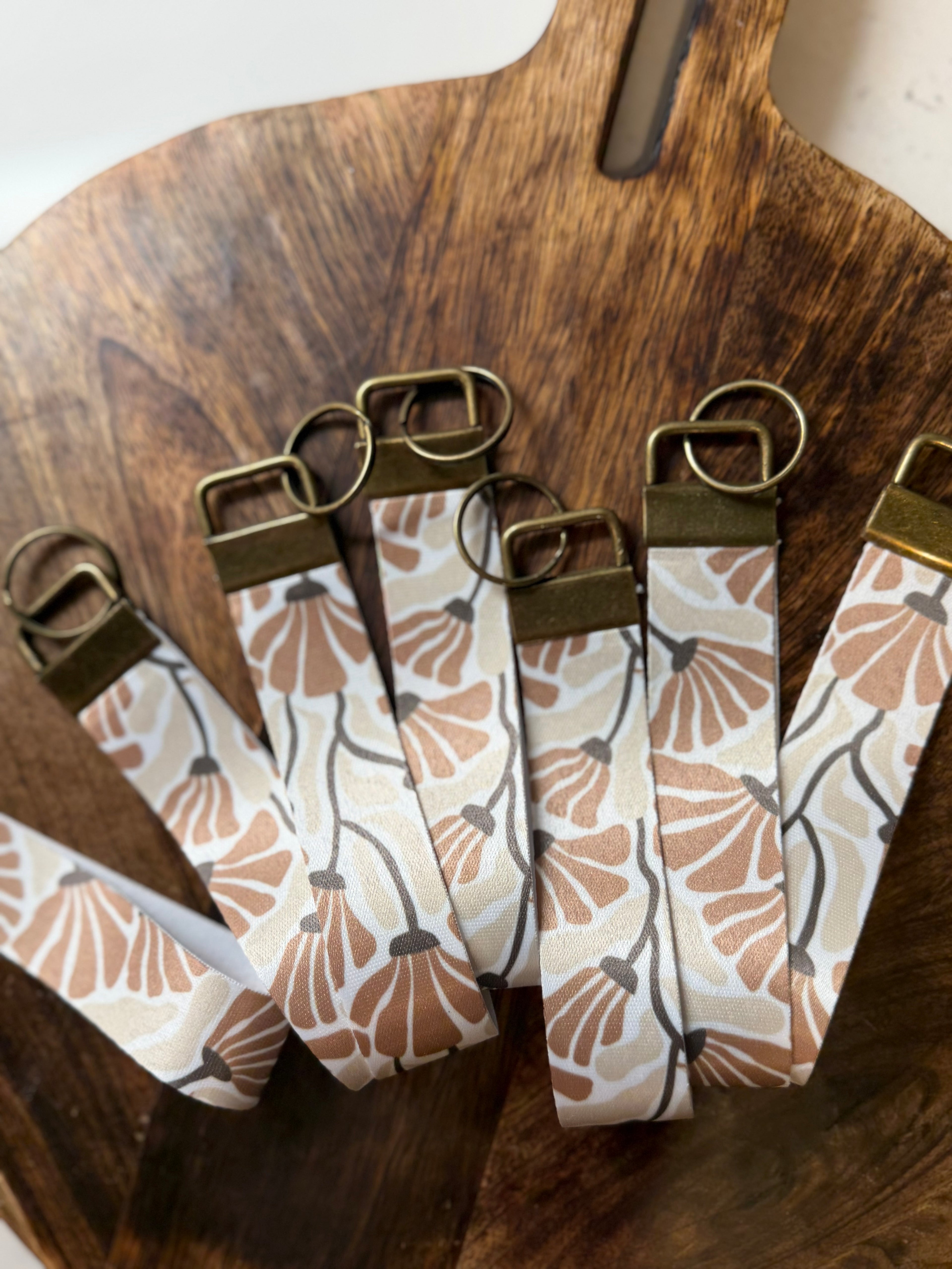 Neutral Bloom Key Fob