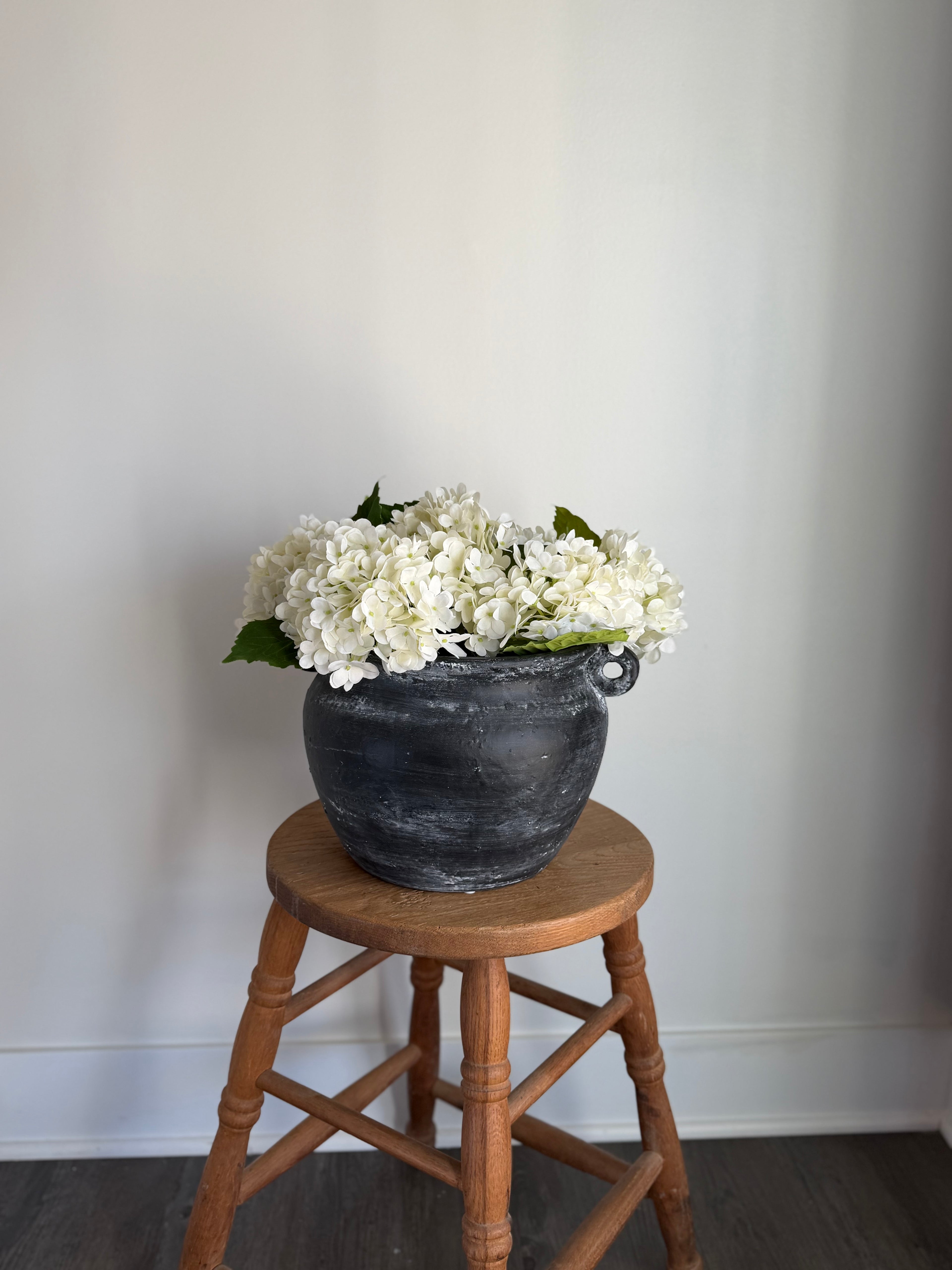 Round Textured Jug with Handles