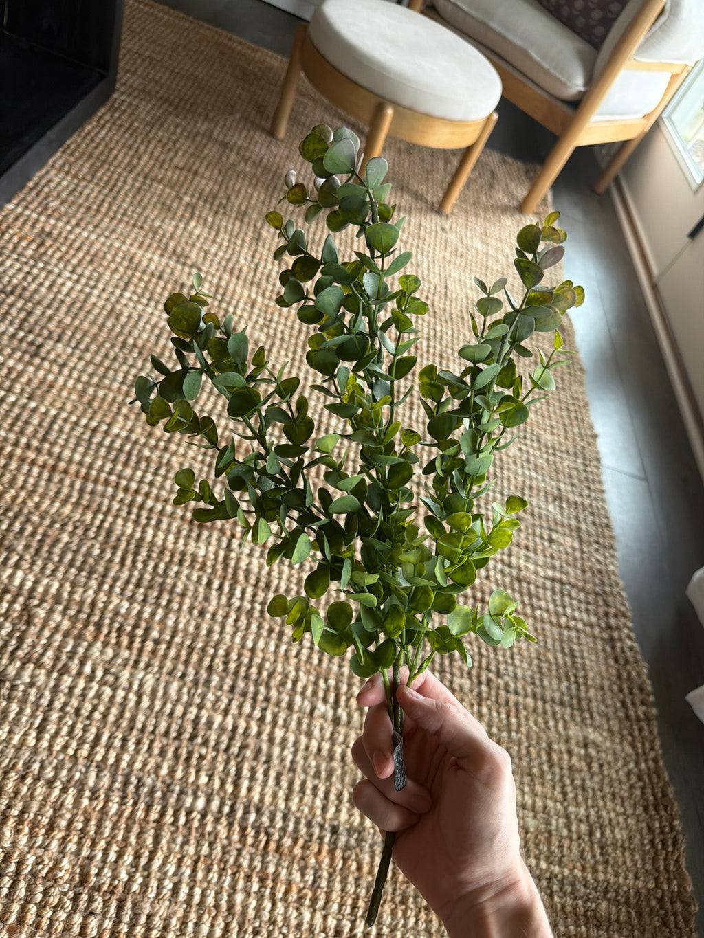 19” Faux Eucalyptus Spray