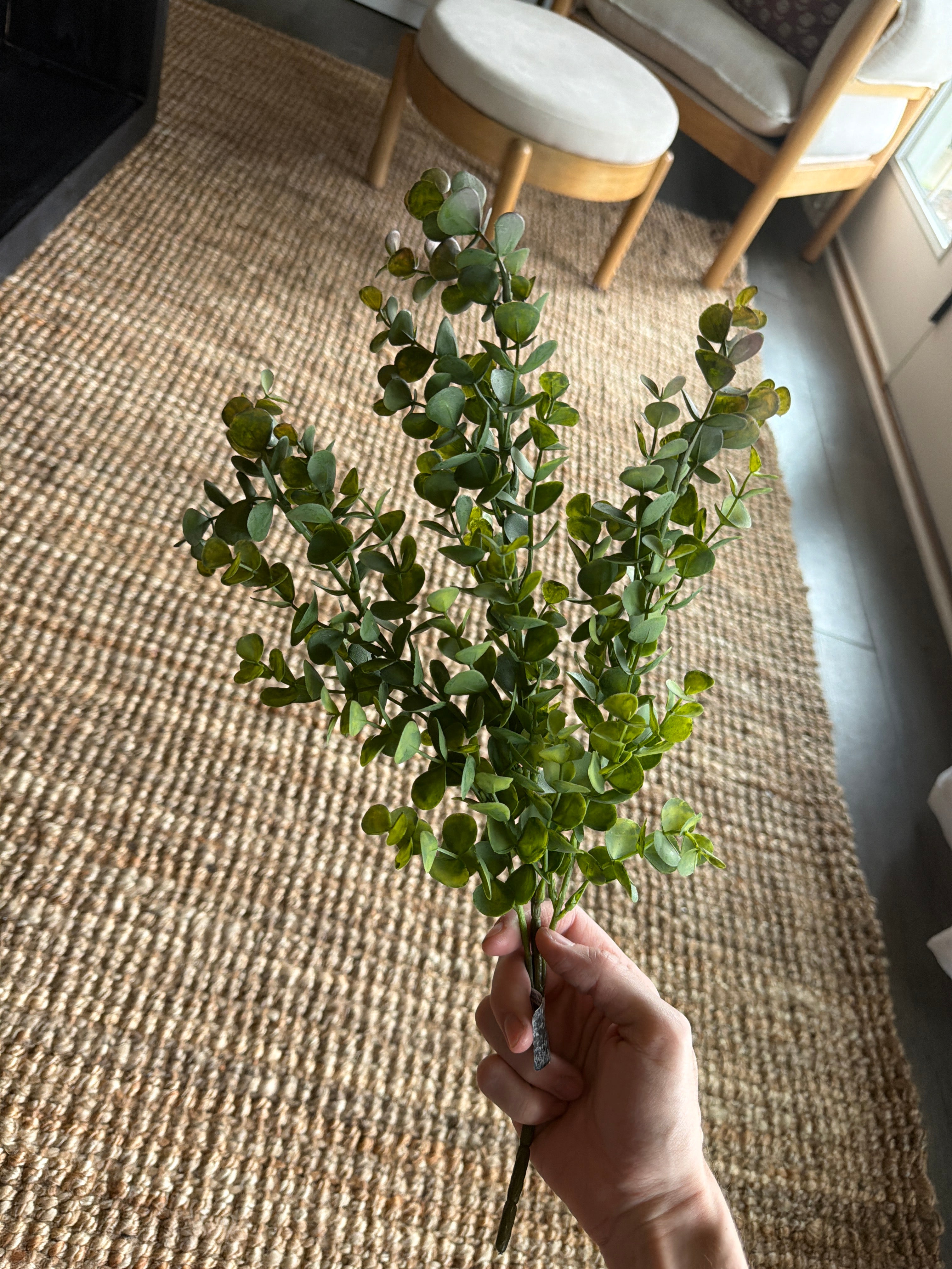 19” Faux Eucalyptus Spray