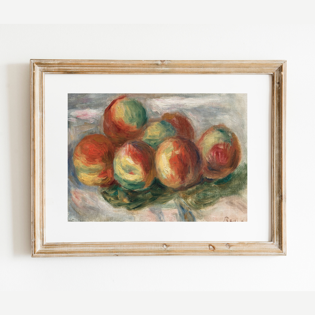Heirloom Harvest Peaches Antique Art Print