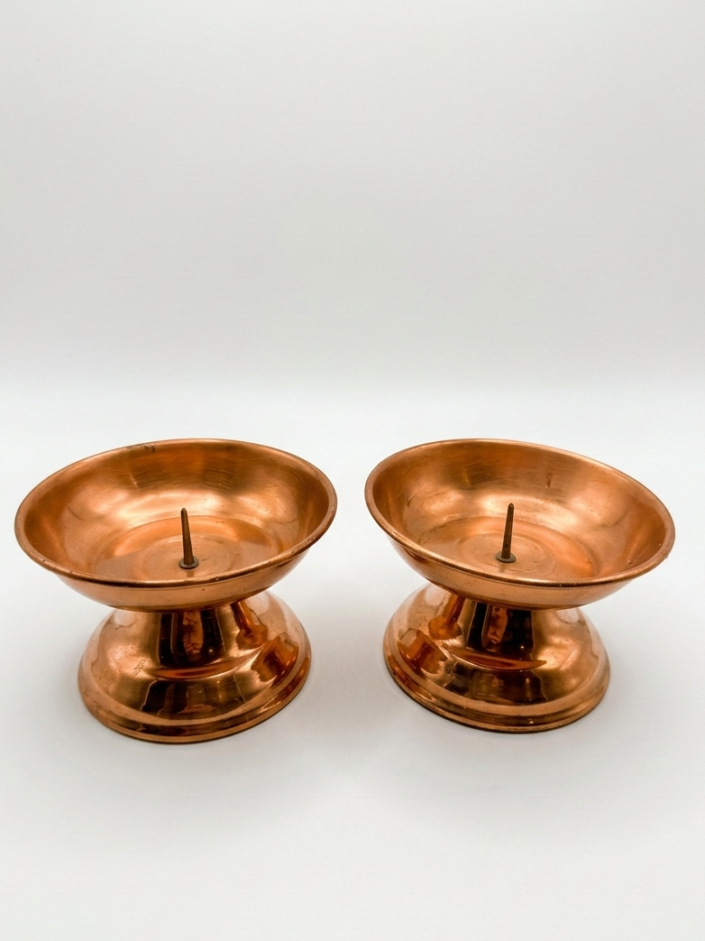 Copper Taper Pedestals | Set of 2