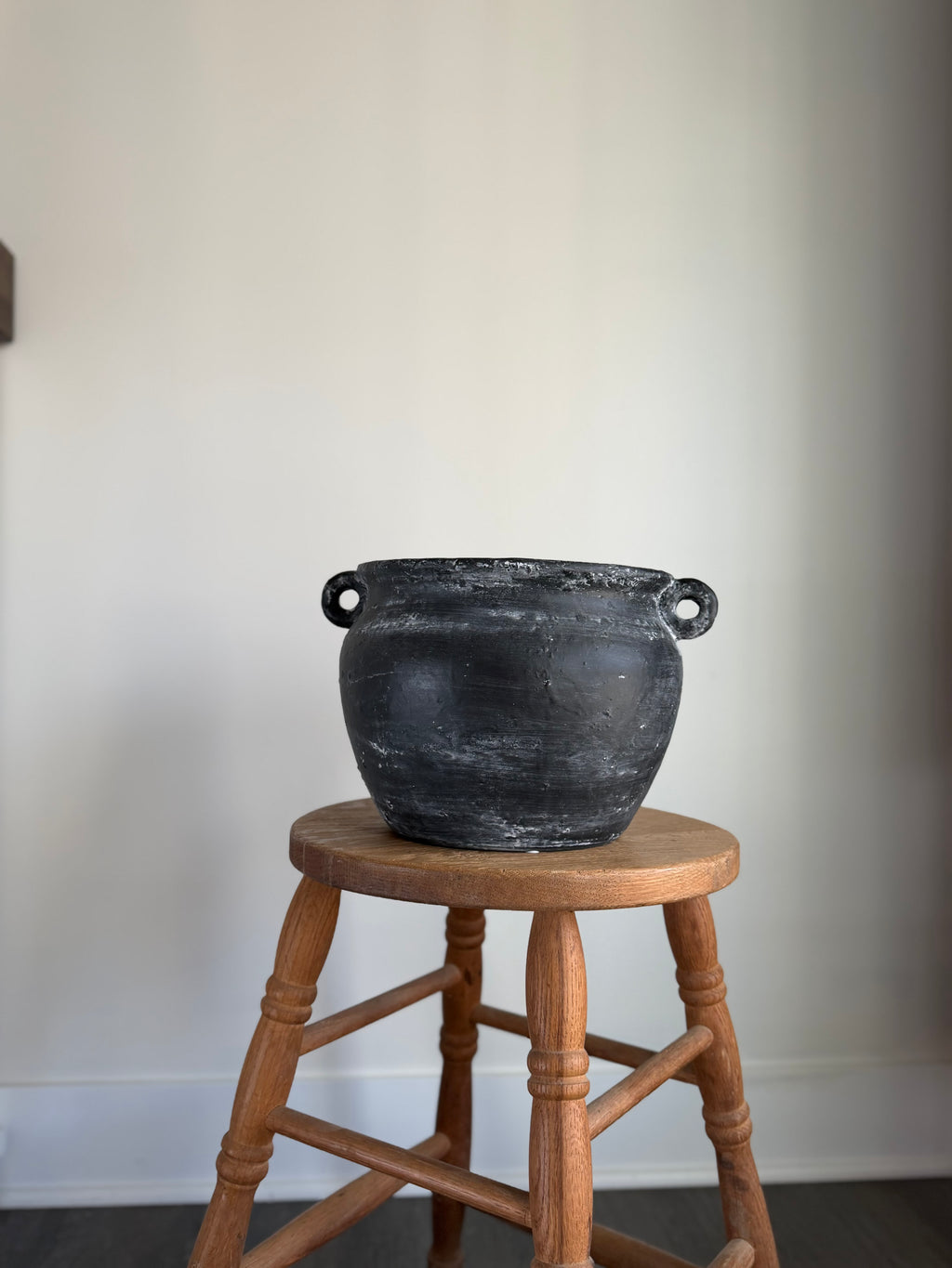 Round Textured Jug with Handles