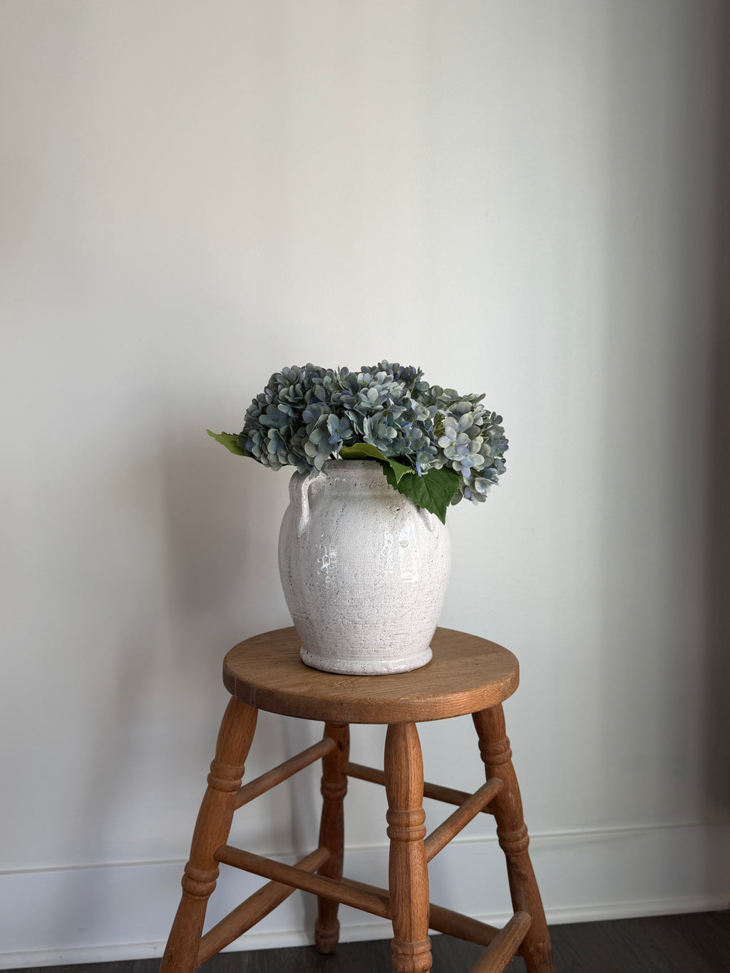 Crackle Amphora Vase, Cream