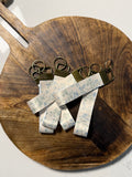 Blue Vine Toile Key Fob