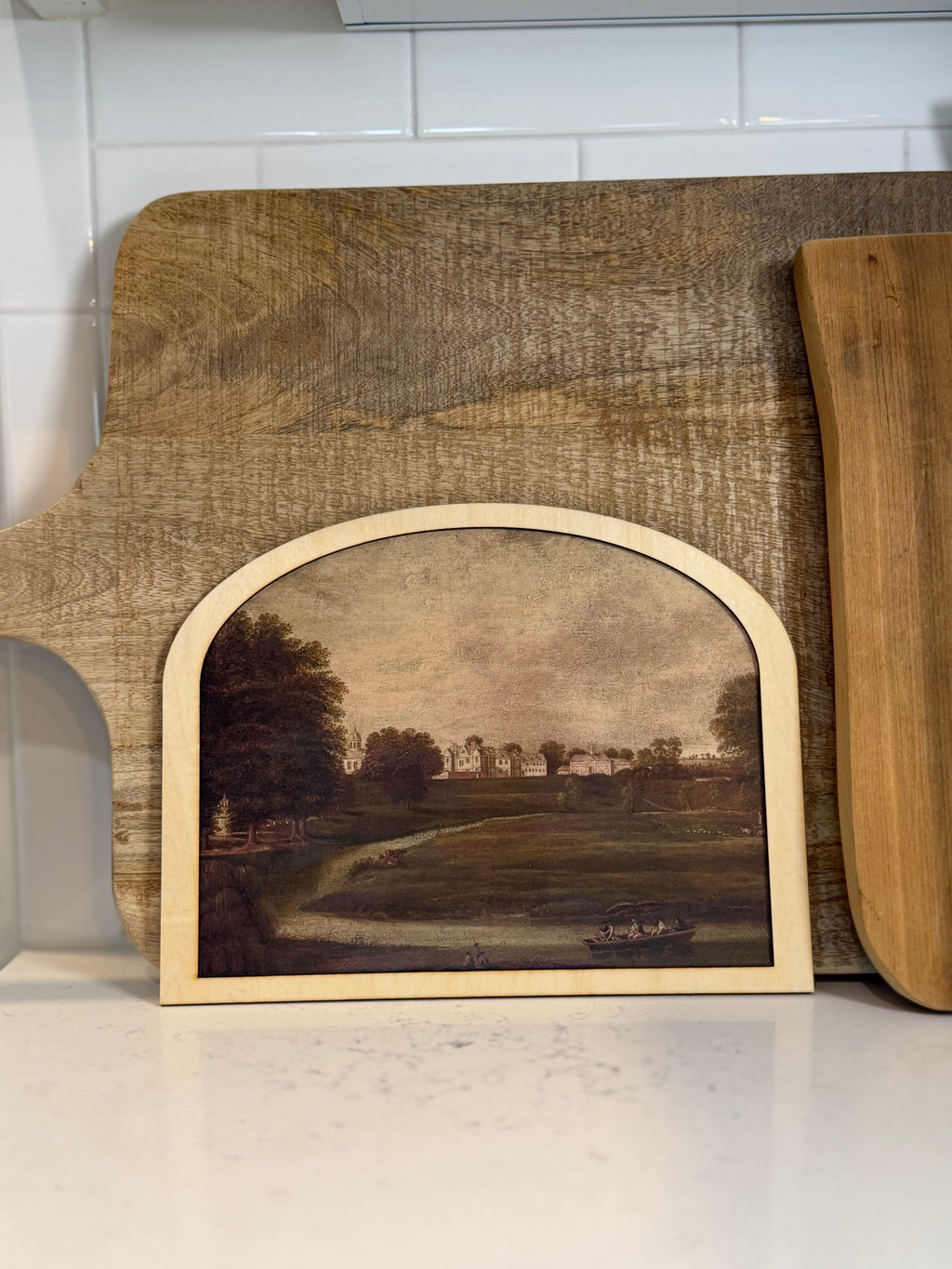 Rustic Acre Landscape Arched Frame