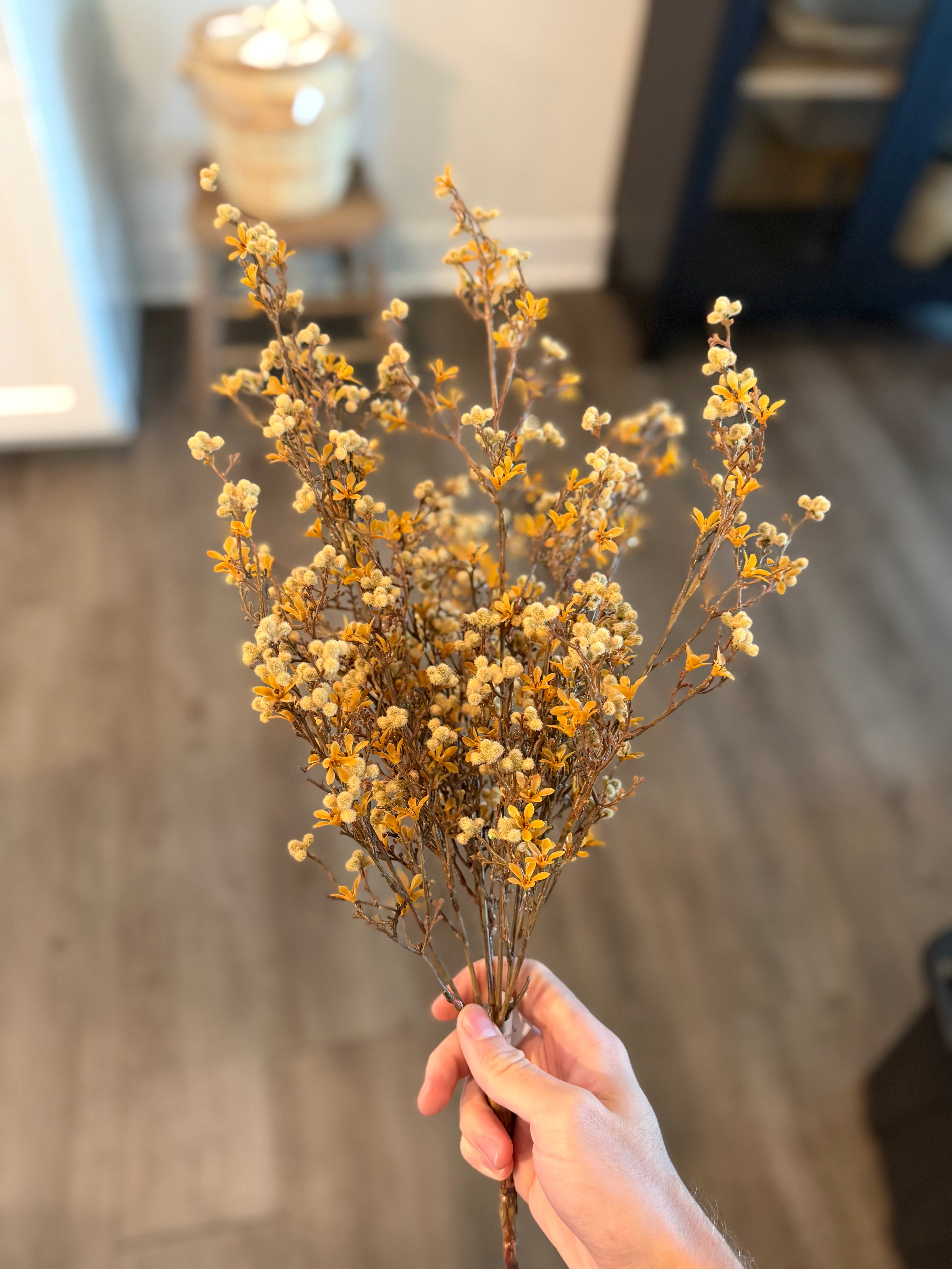 Flocked Autumn Berry Bush 20”