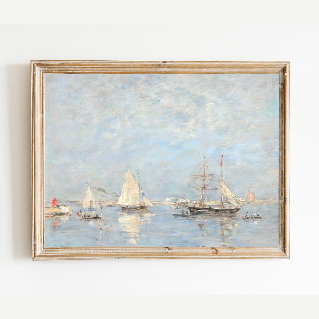 On the Water Antique Art Print
