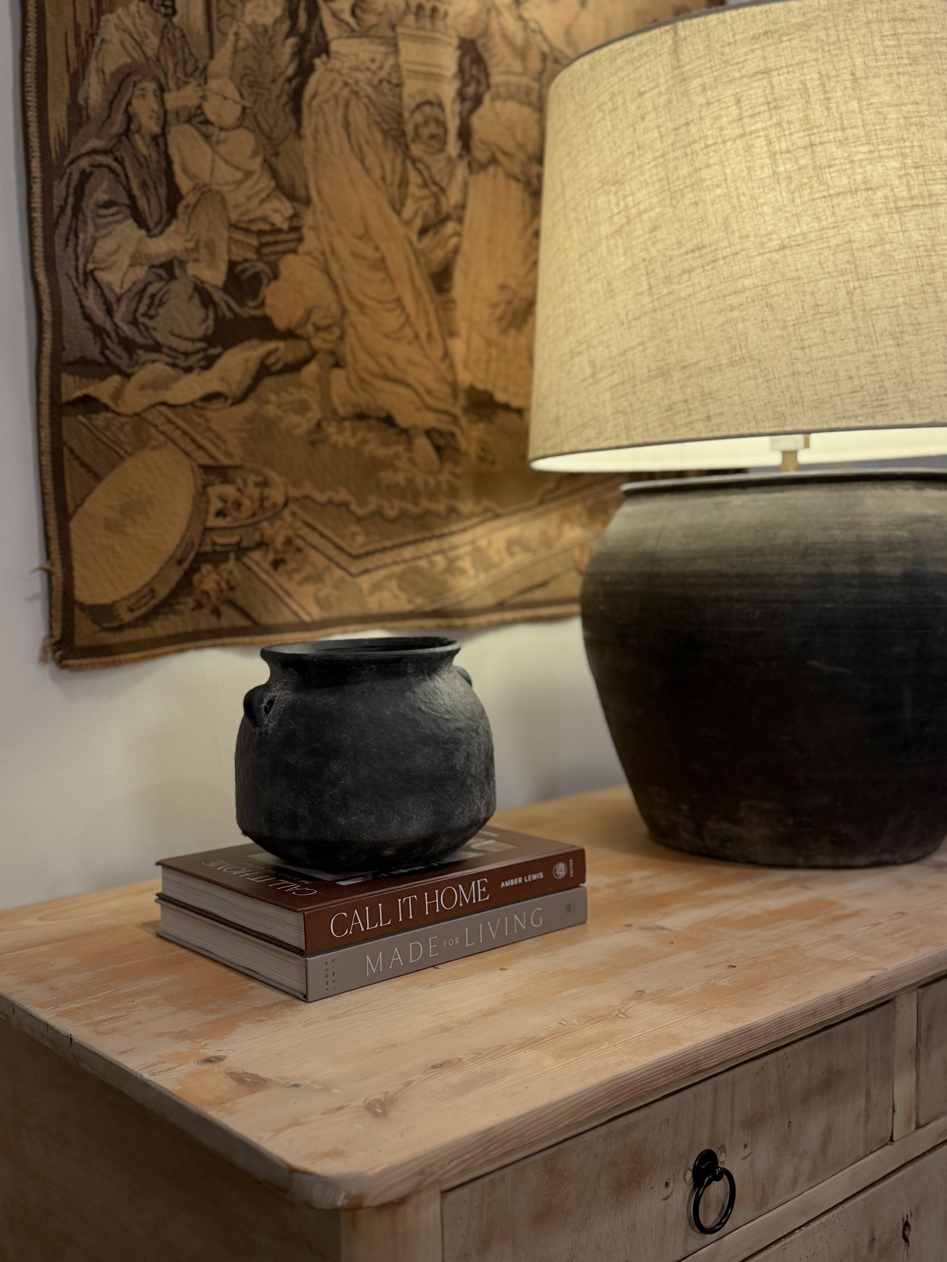Distressed Handled Vessel