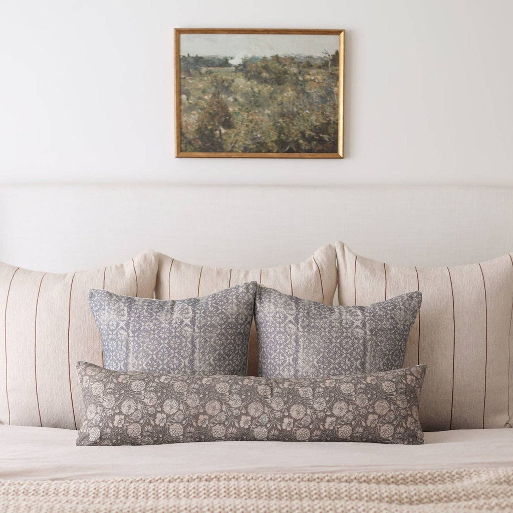 Harbor Block Print Pillow Cover 22”