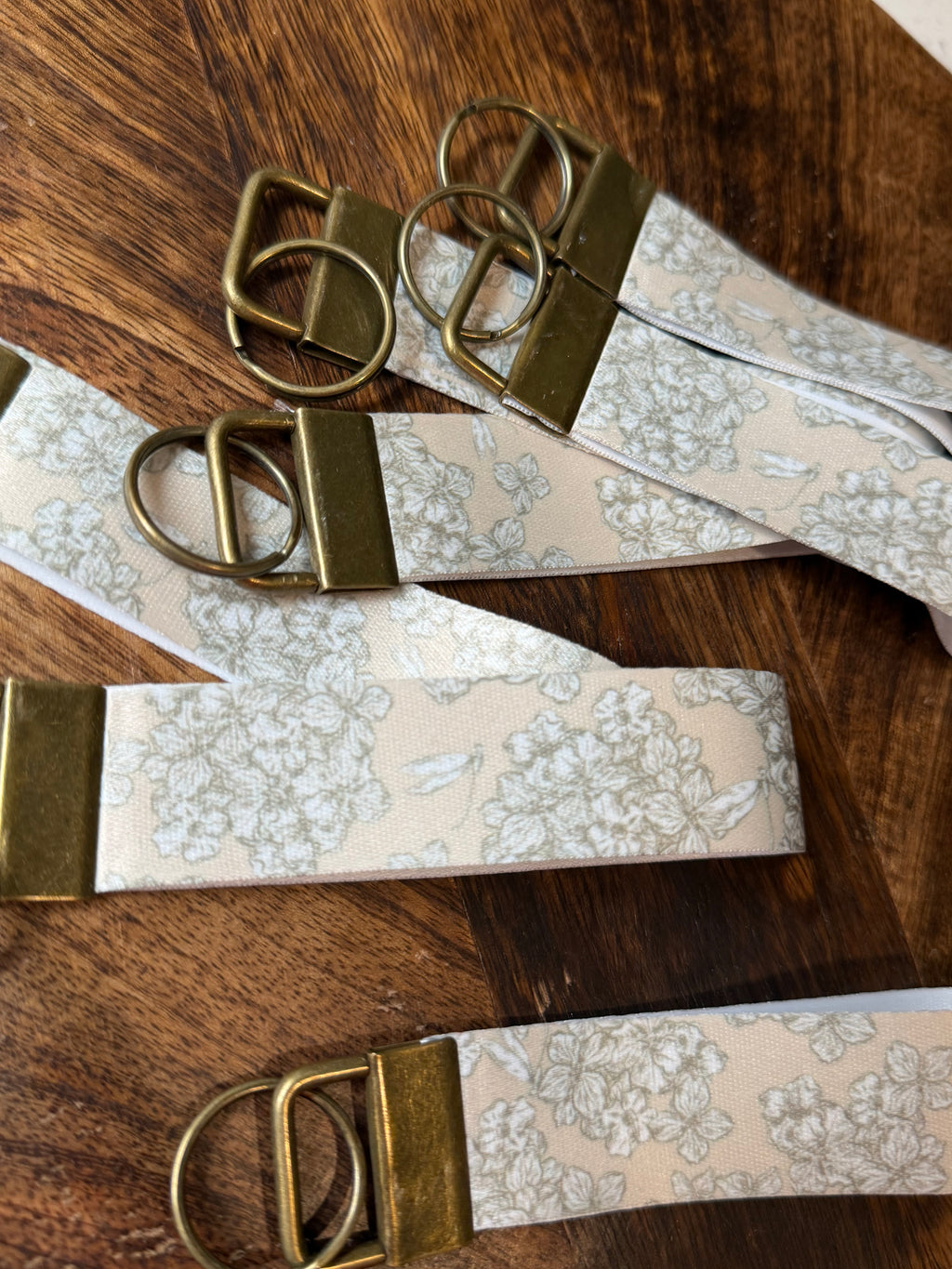 Garden Toile Key Fob