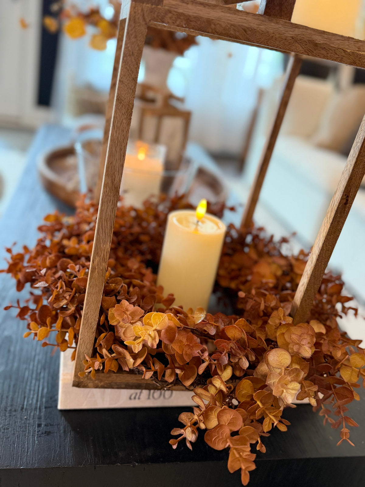 18” Fall Eucalyptus Real Touch Wreath