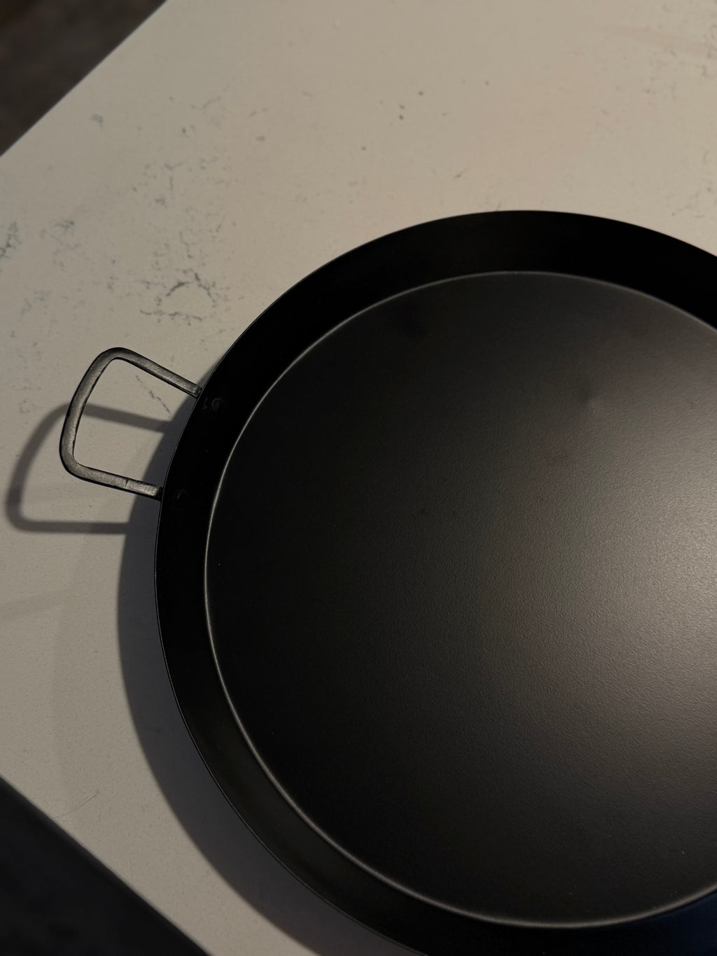 Rustic Black Metal Tray