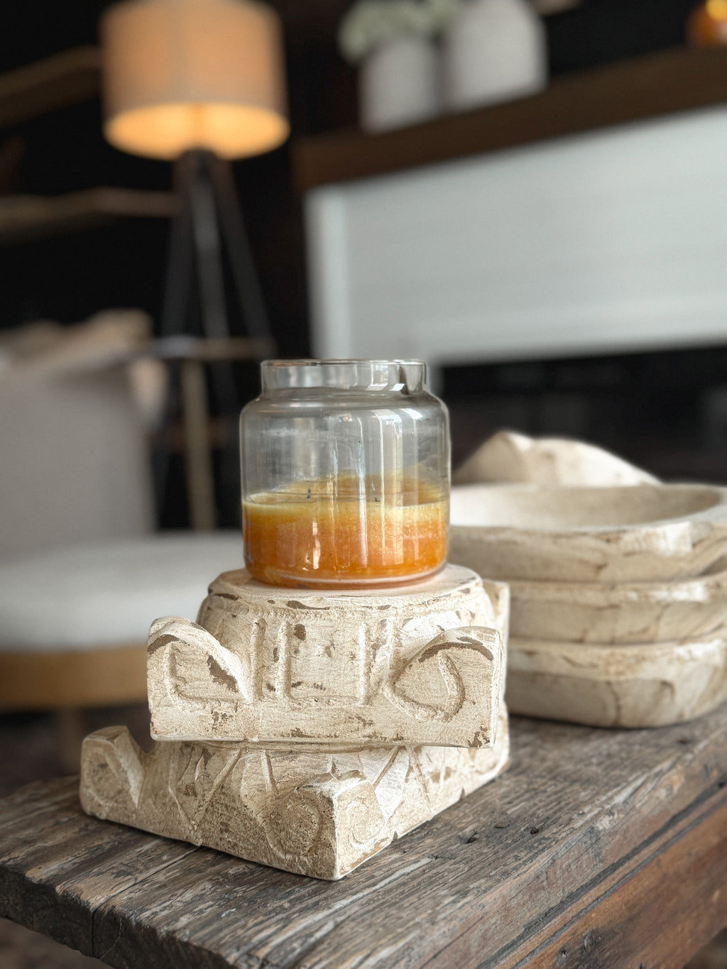 Antique Wash Column Riser