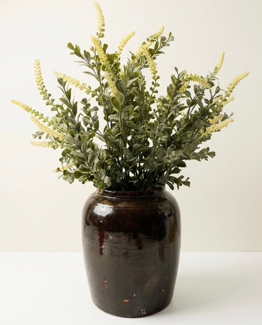 Brown Stoneware Vessel