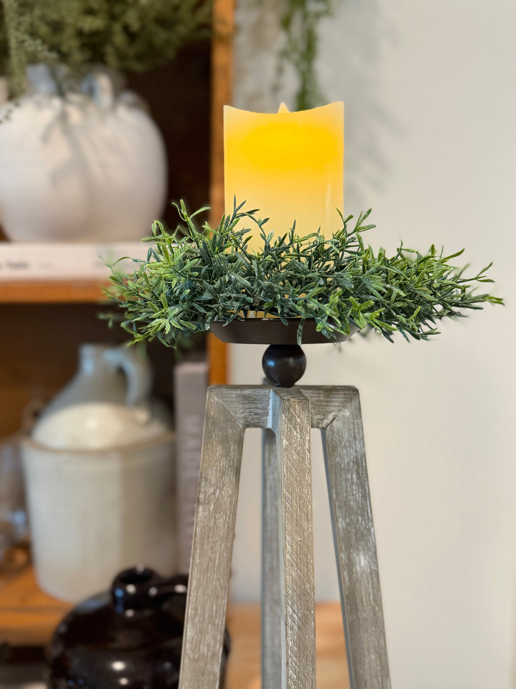 17” Willow Candle Holder