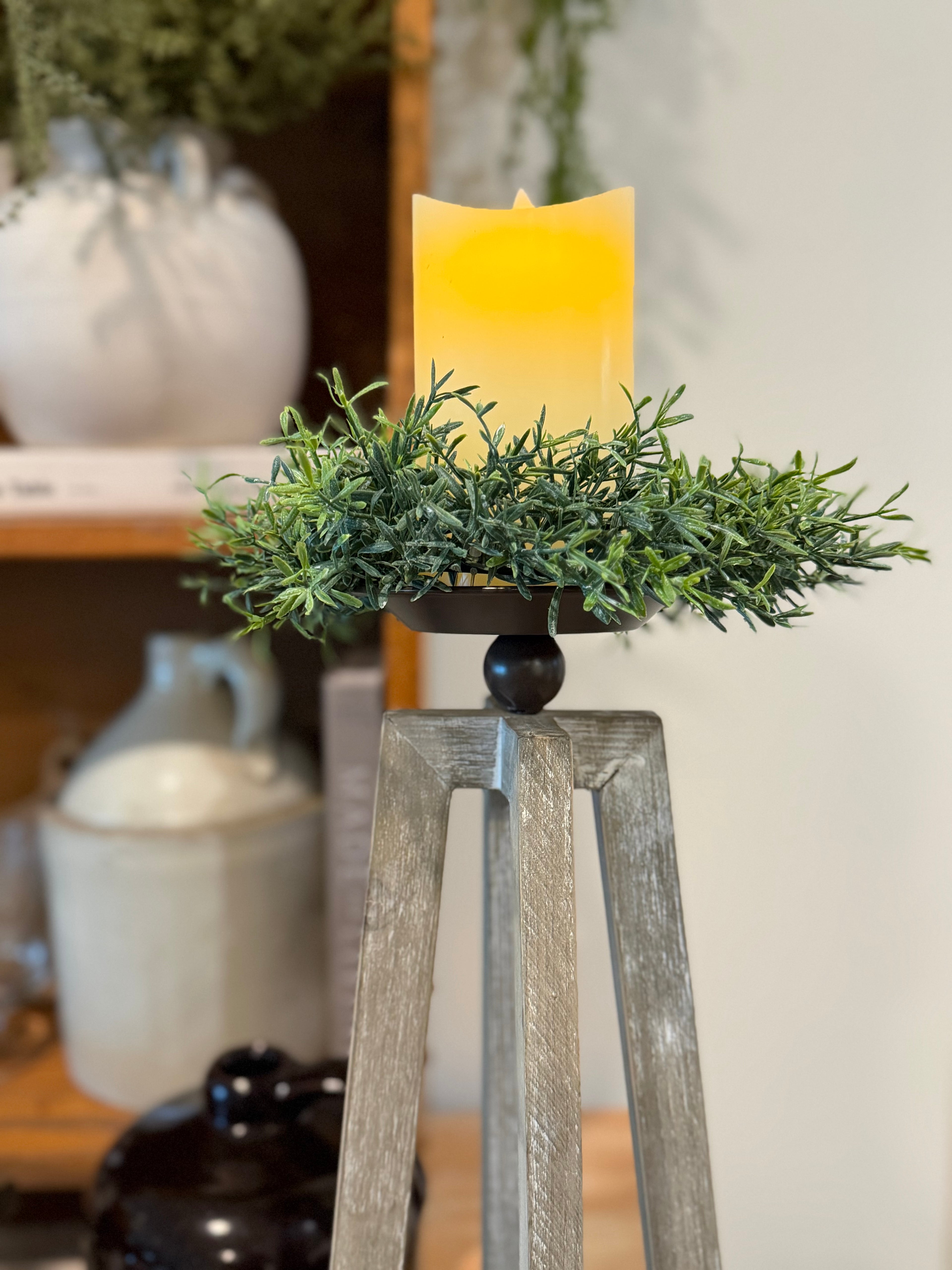 17” Willow Candle Holder
