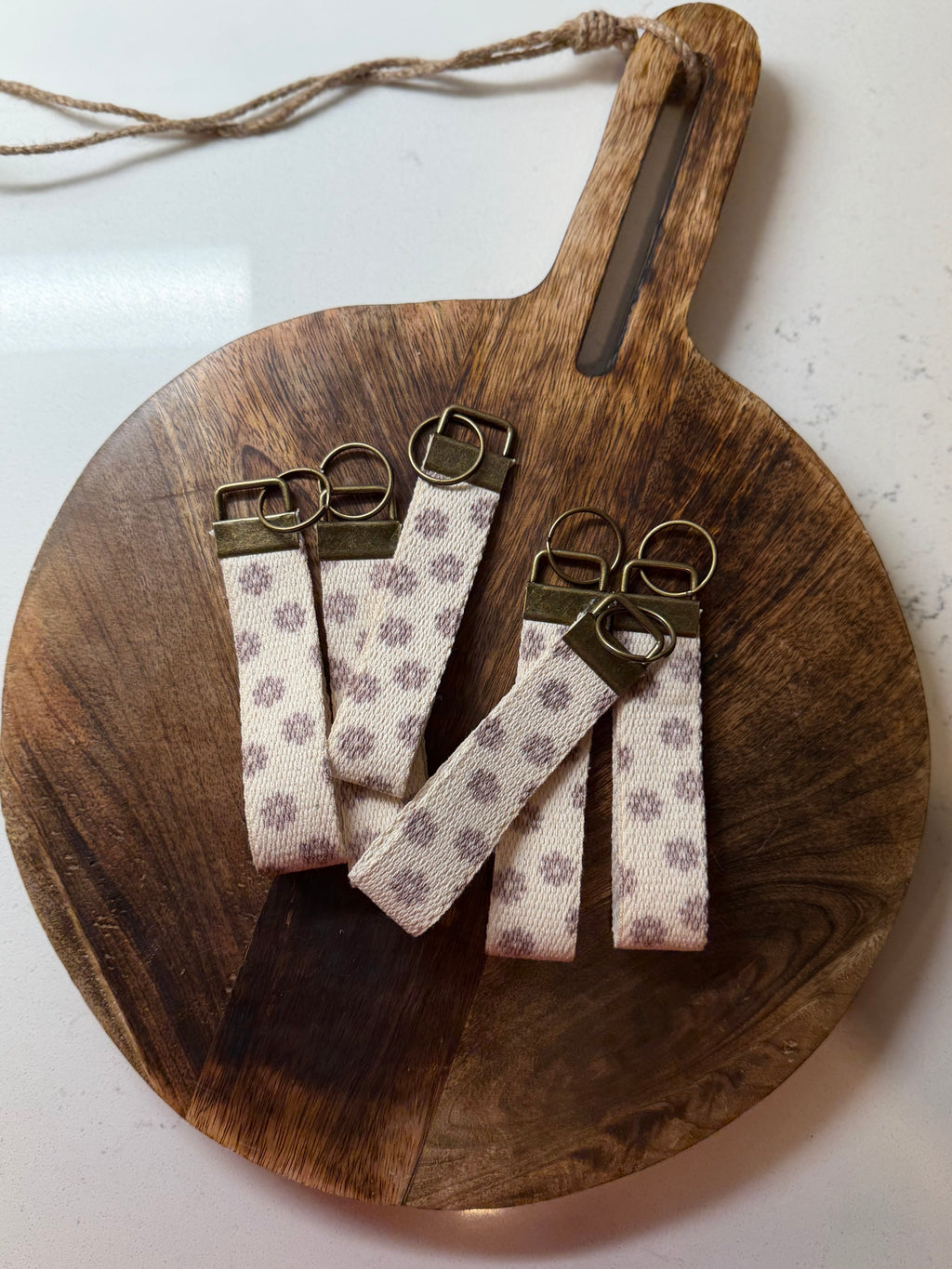 Blush Meadow Heavyweight Key Fob