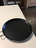 Rustic Black Metal Tray
