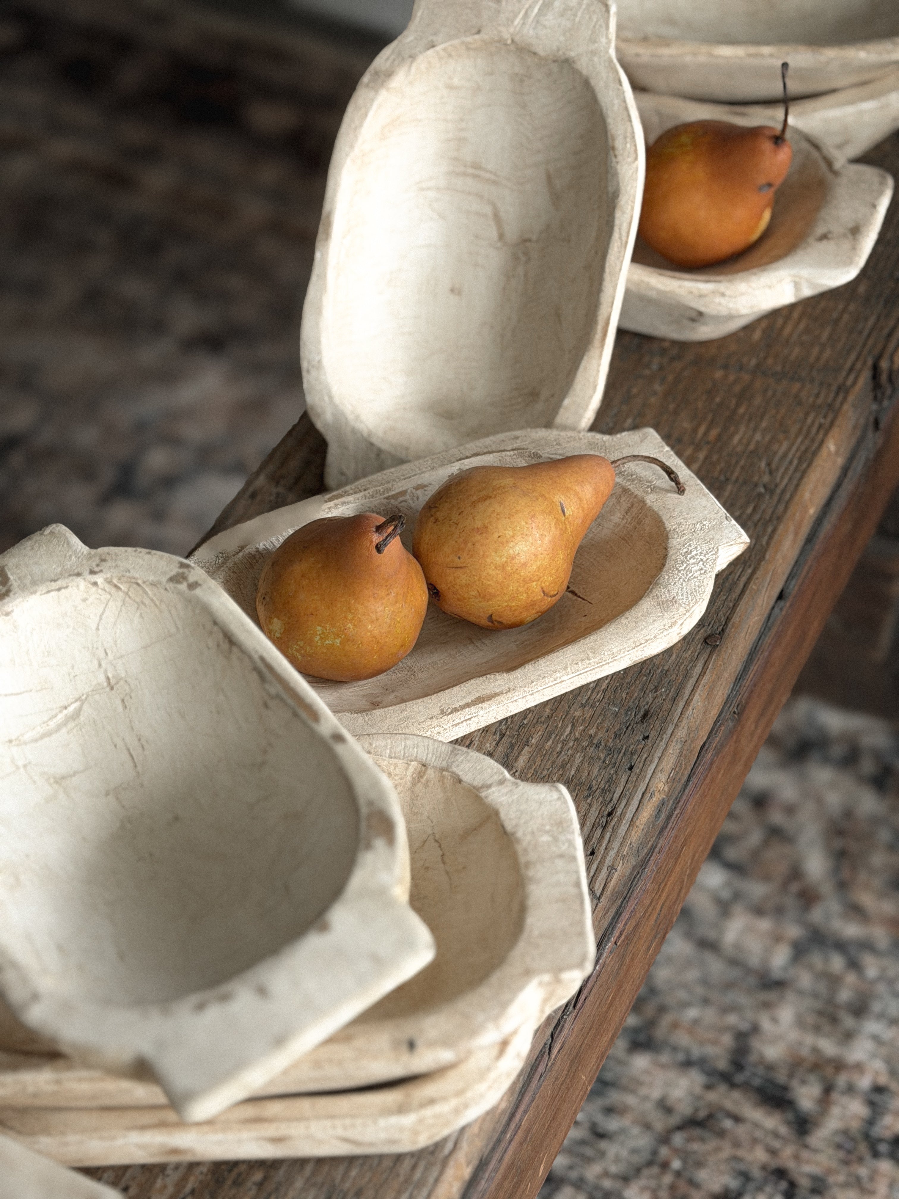 Antique Wash Dough Bowl