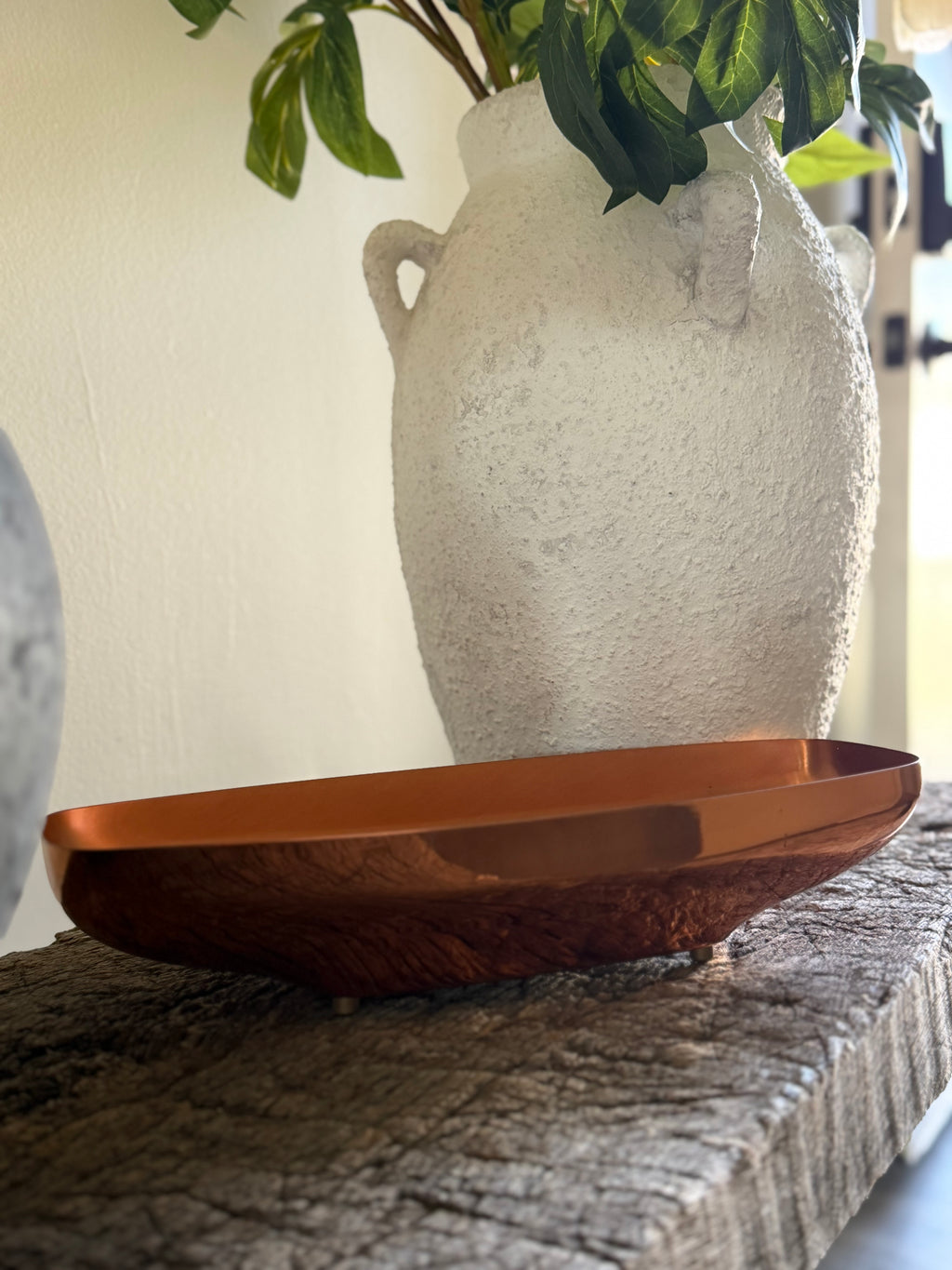 Copper Footed Tray