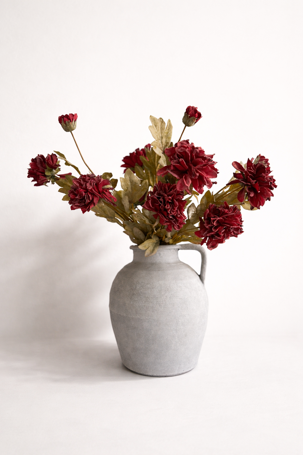 Burgundy Dahlia Spray 27”