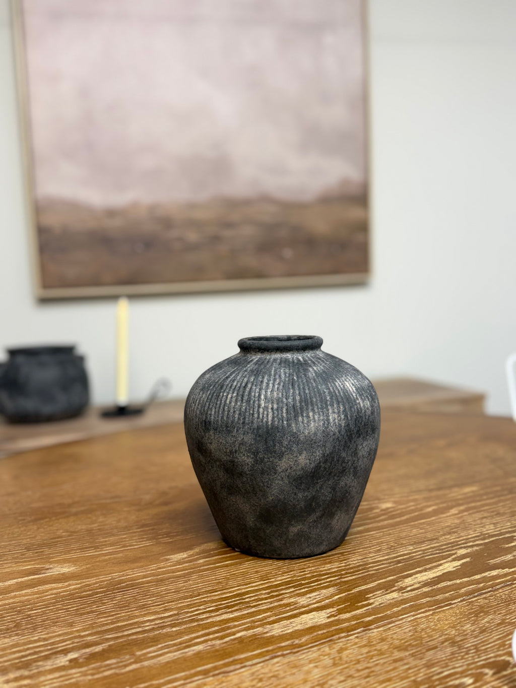 Arbor Distressed Vase 8”