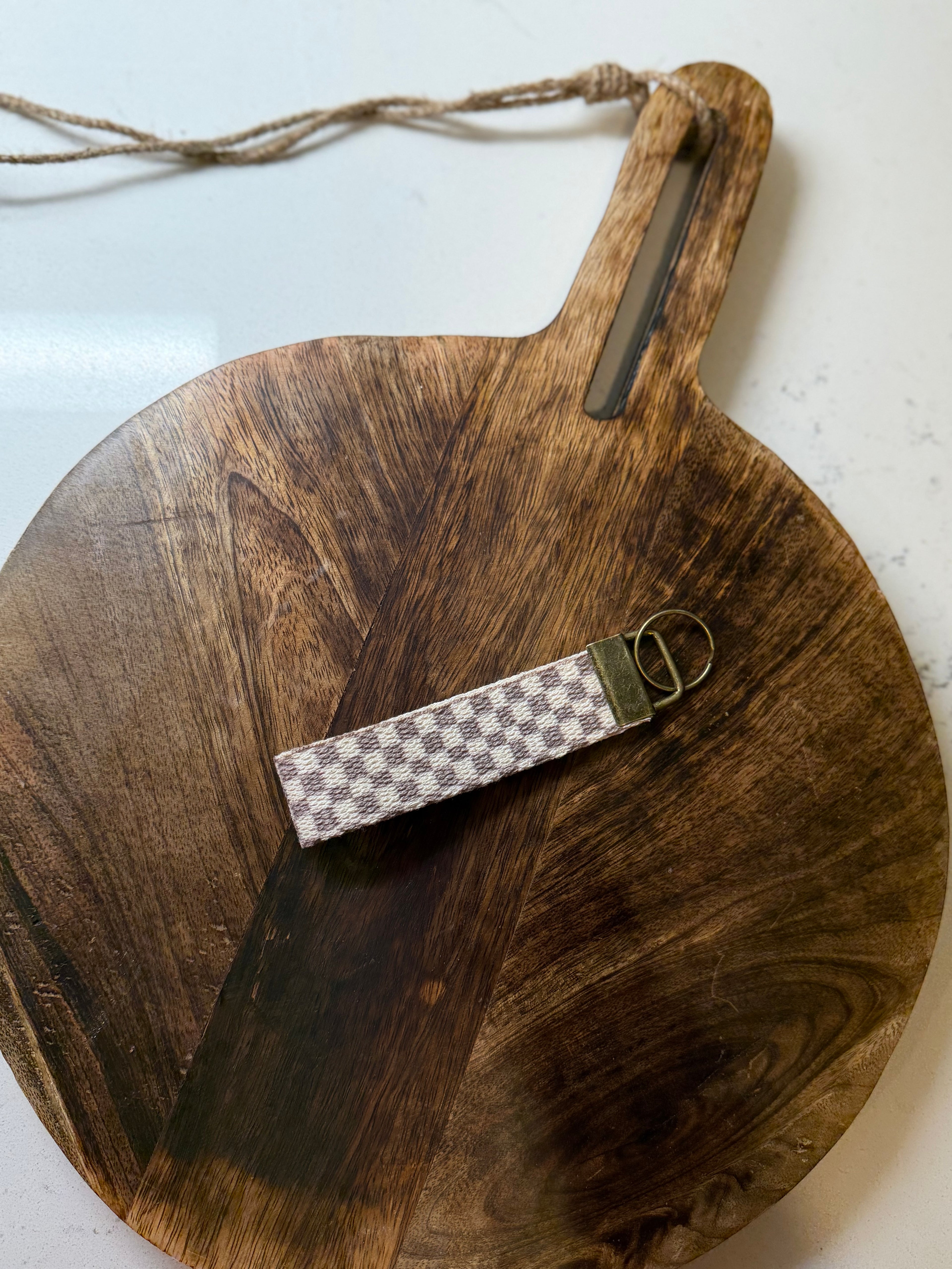 Ashford Check Heavyweight Key Fob