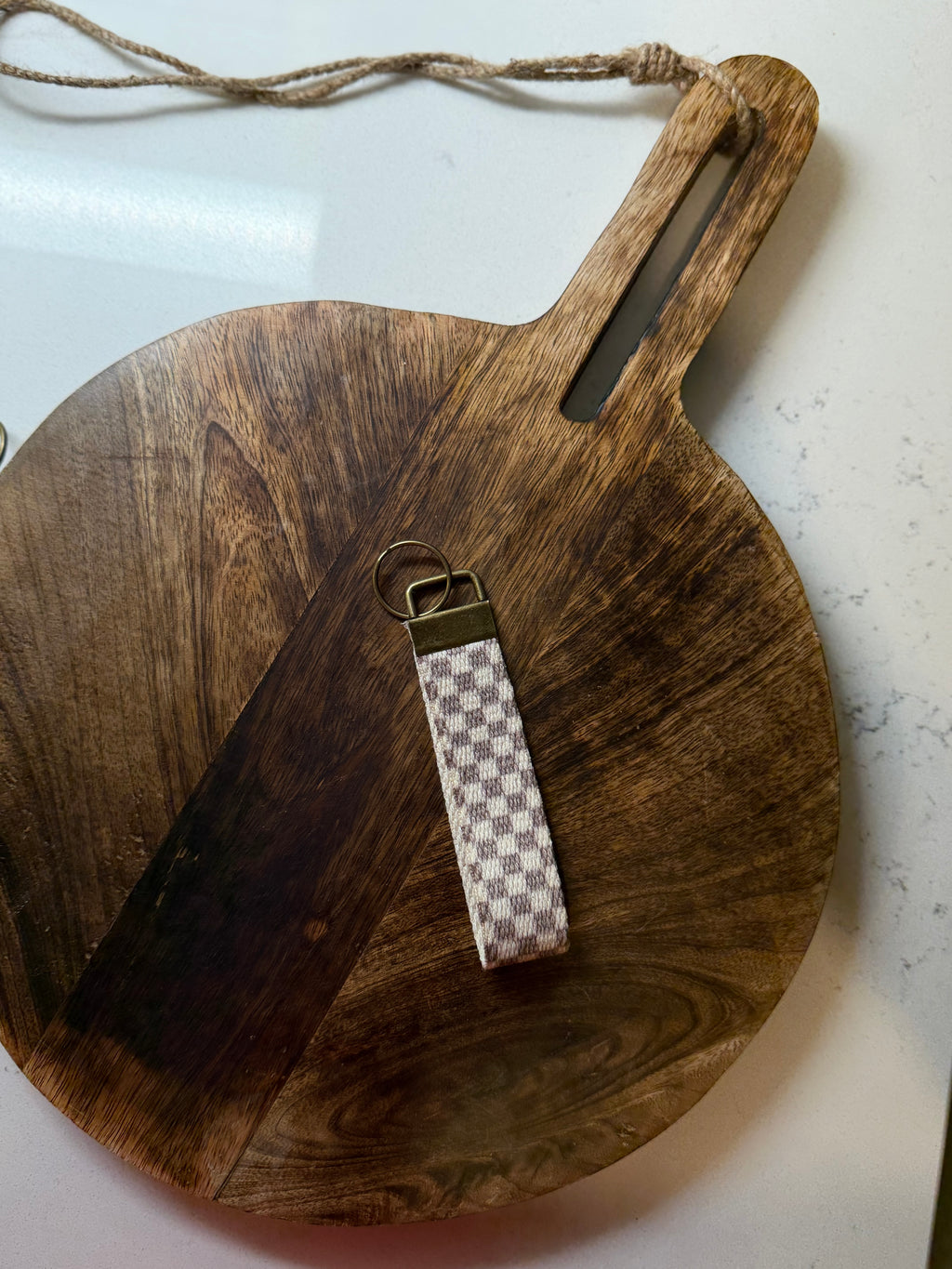 Ashford Check Heavyweight Key Fob