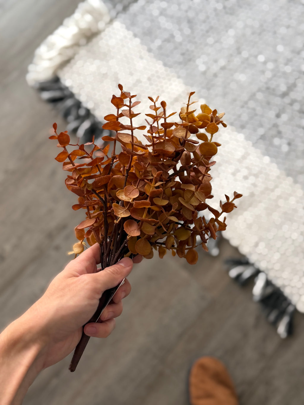 13” Real Touch Baby Eucalyptus Bush